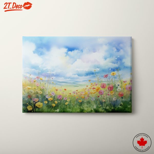 Vibrant Botanical Landscape with Flowers