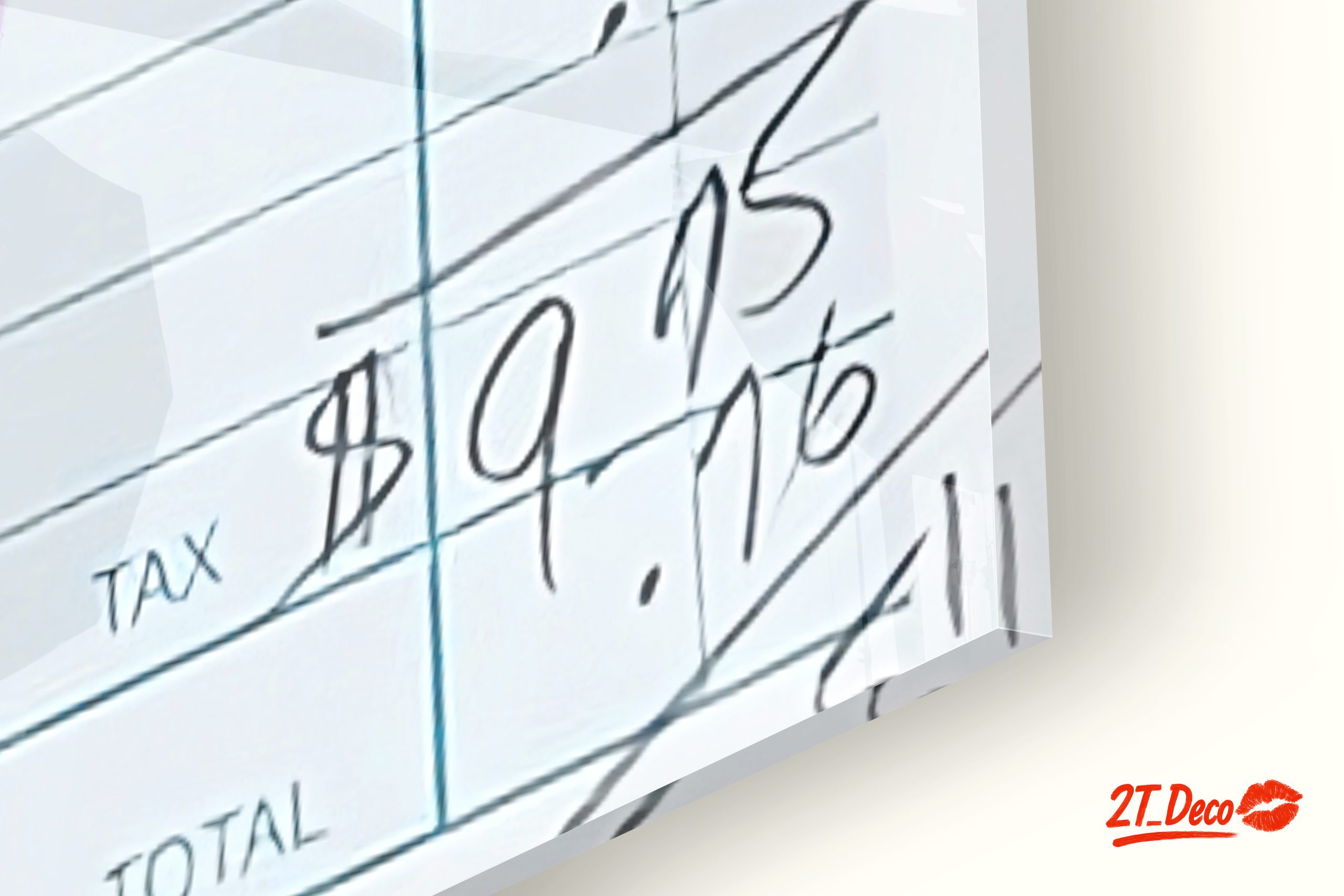 Guest Check Restaurant Life Art - Image 9