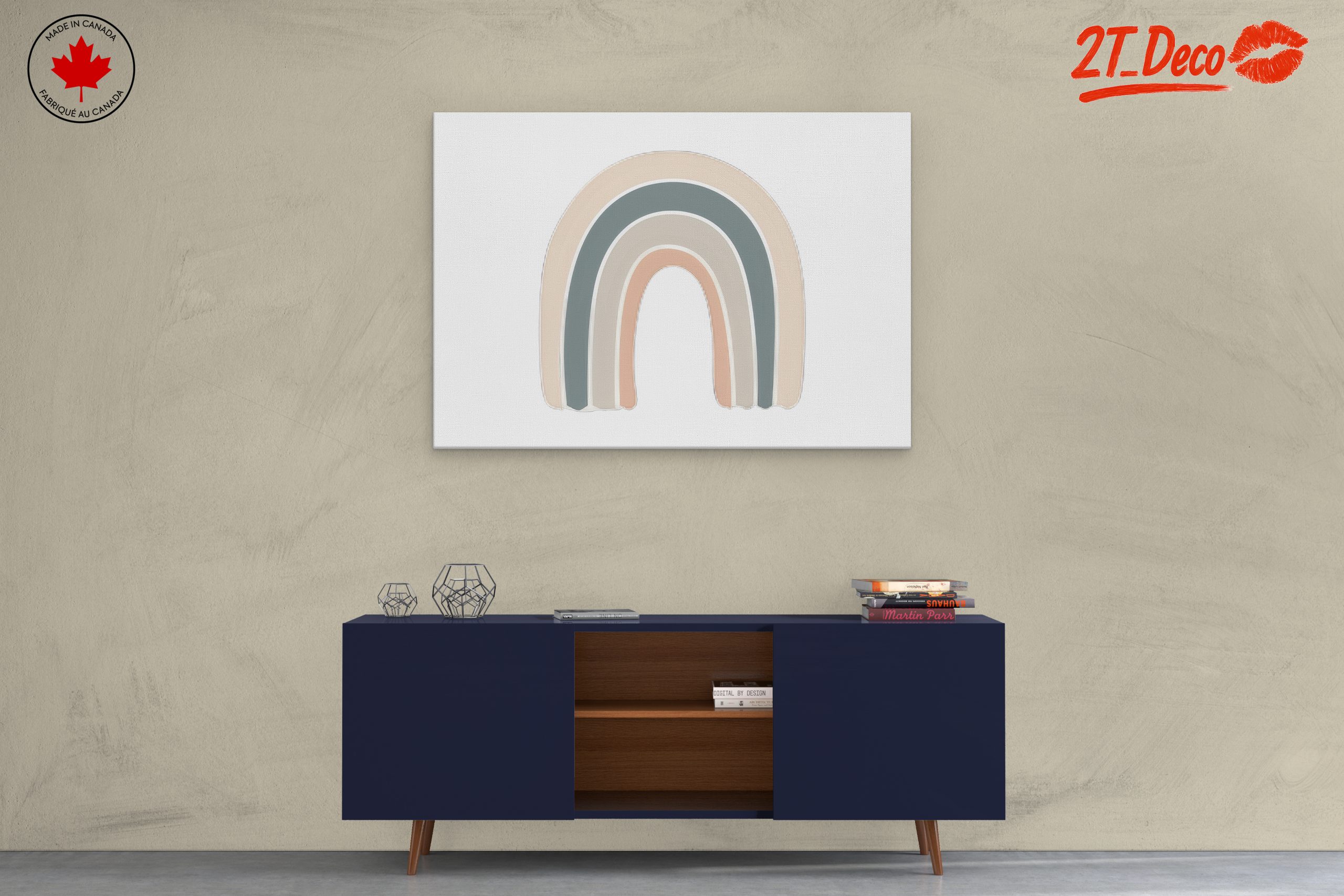 Abstract Rainbow Artwork for Modern Decor - Image 3