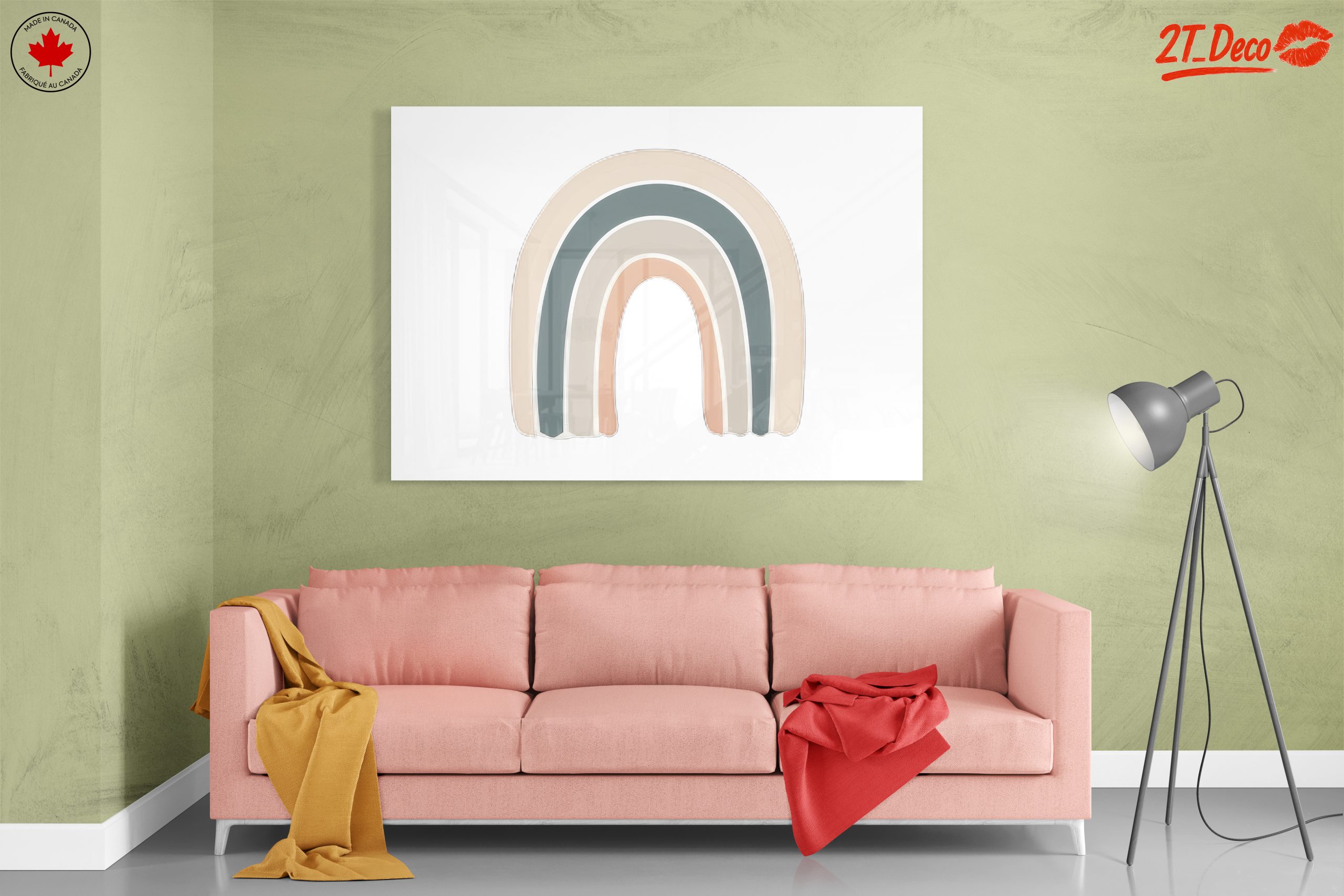 Abstract Rainbow Artwork for Modern Decor - Image 7