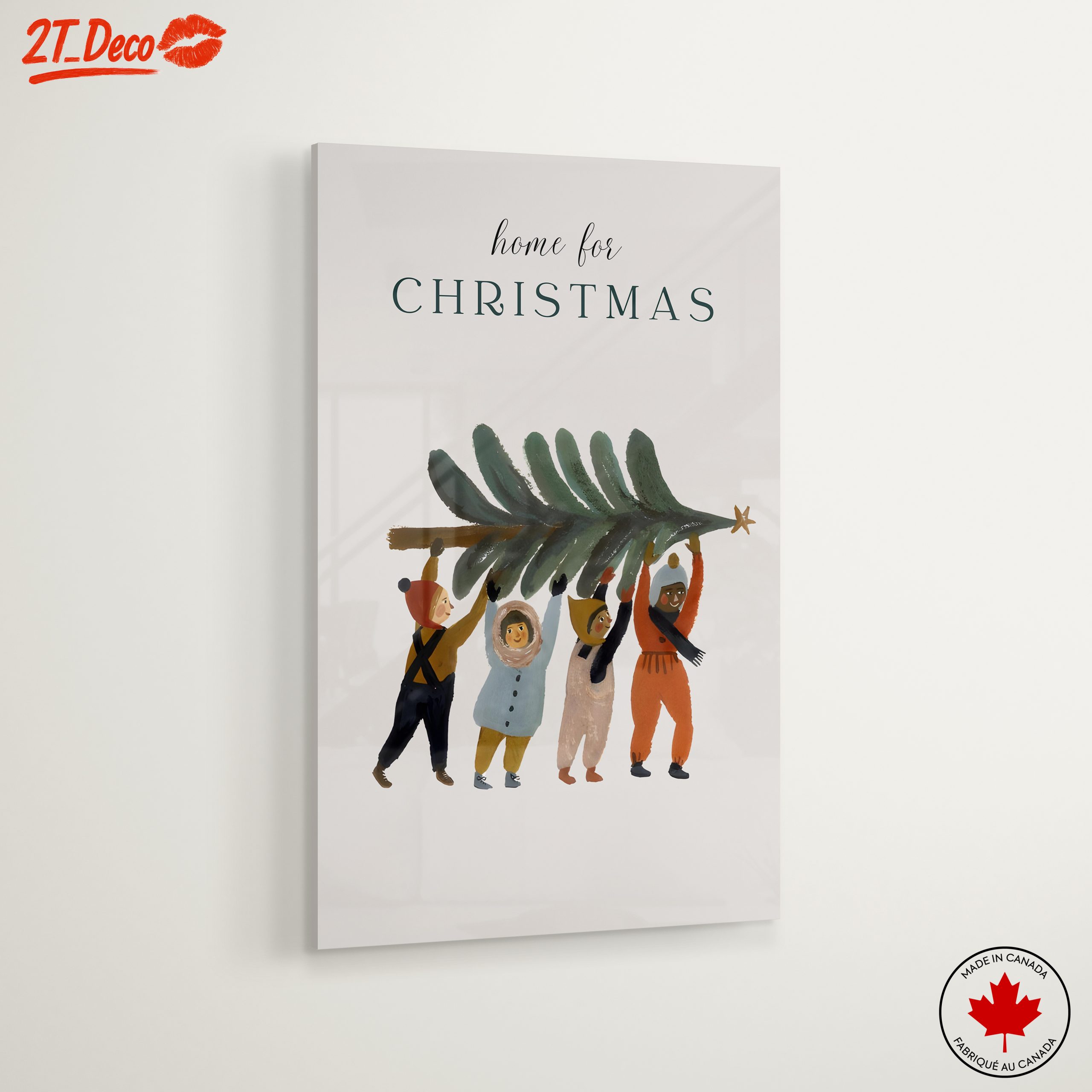 Home for Christmas Holiday Art - Image 6