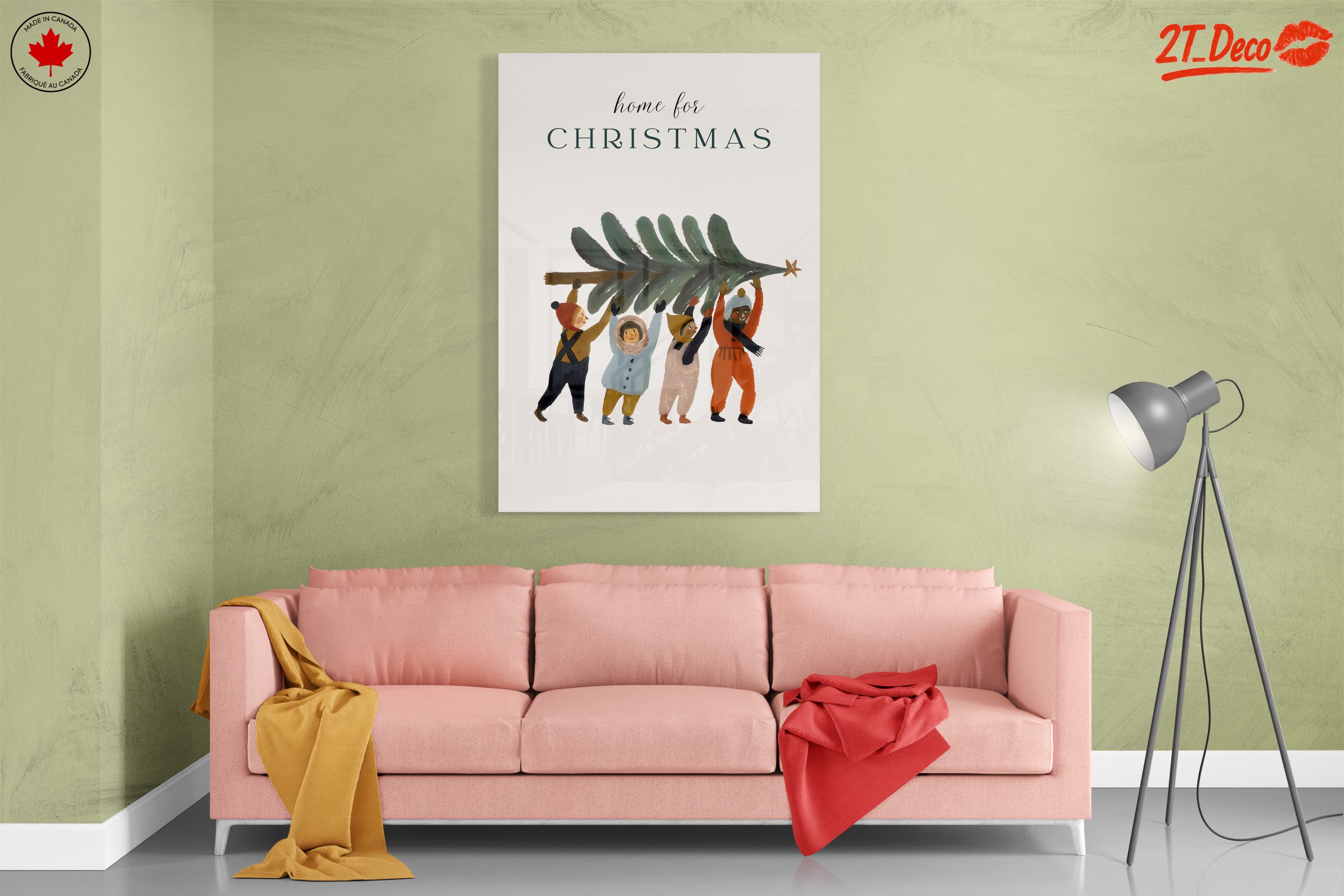 Home for Christmas Holiday Art - Image 7