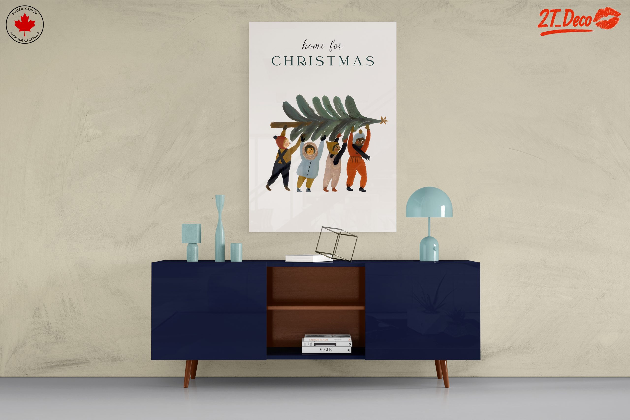 Home for Christmas Holiday Art - Image 8