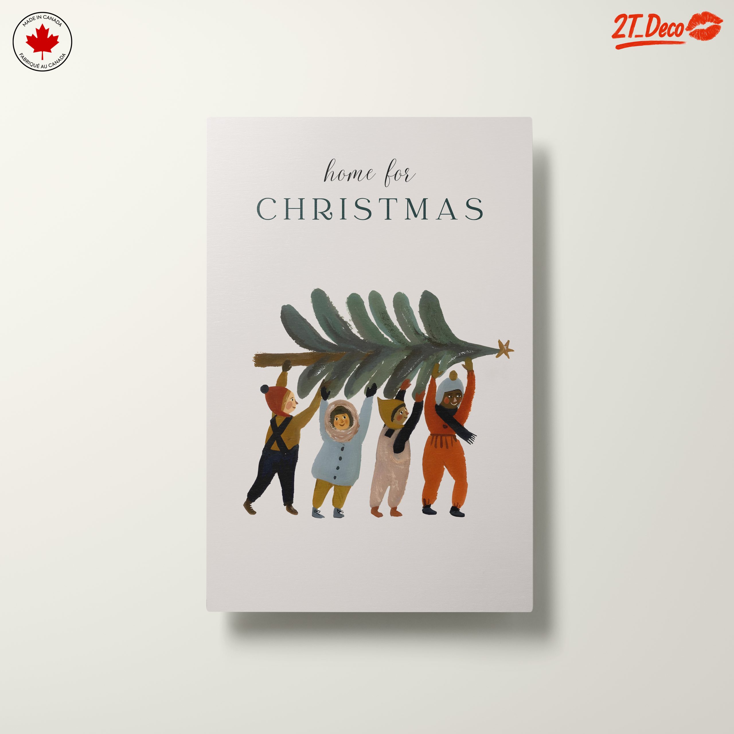 Home for Christmas Holiday Art - Image 10