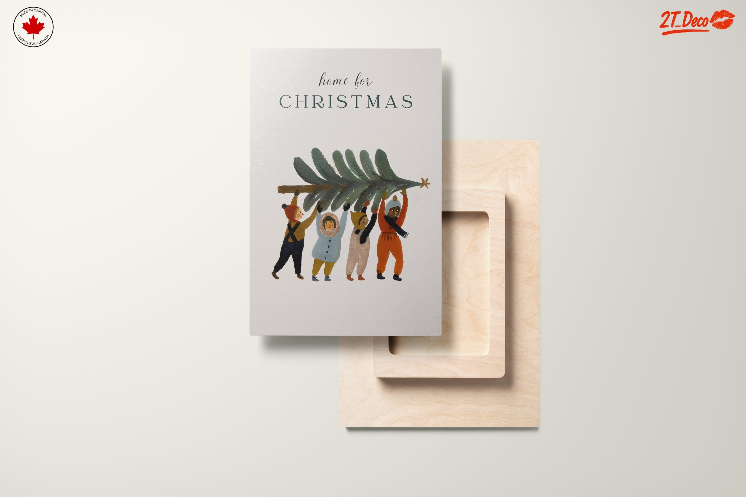 Home for Christmas Holiday Art - Image 11