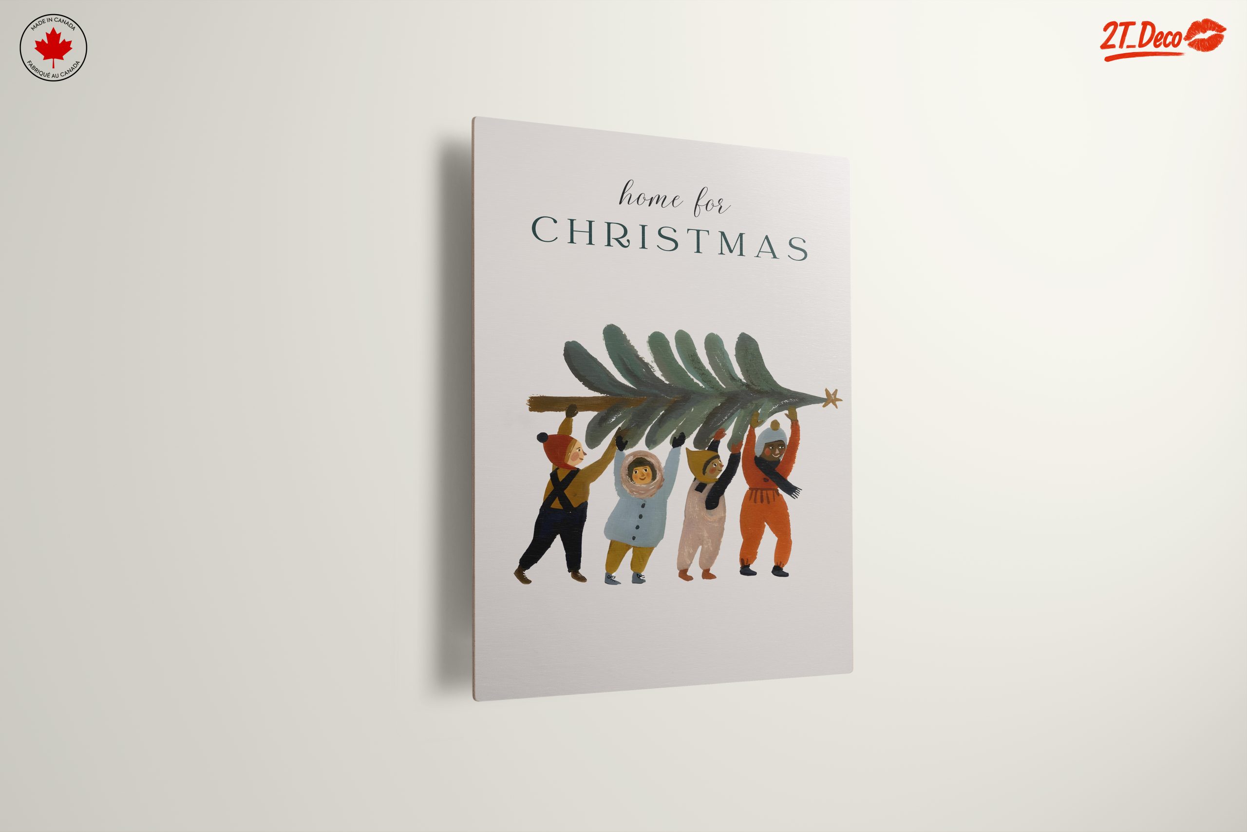 Home for Christmas Holiday Art - Image 13