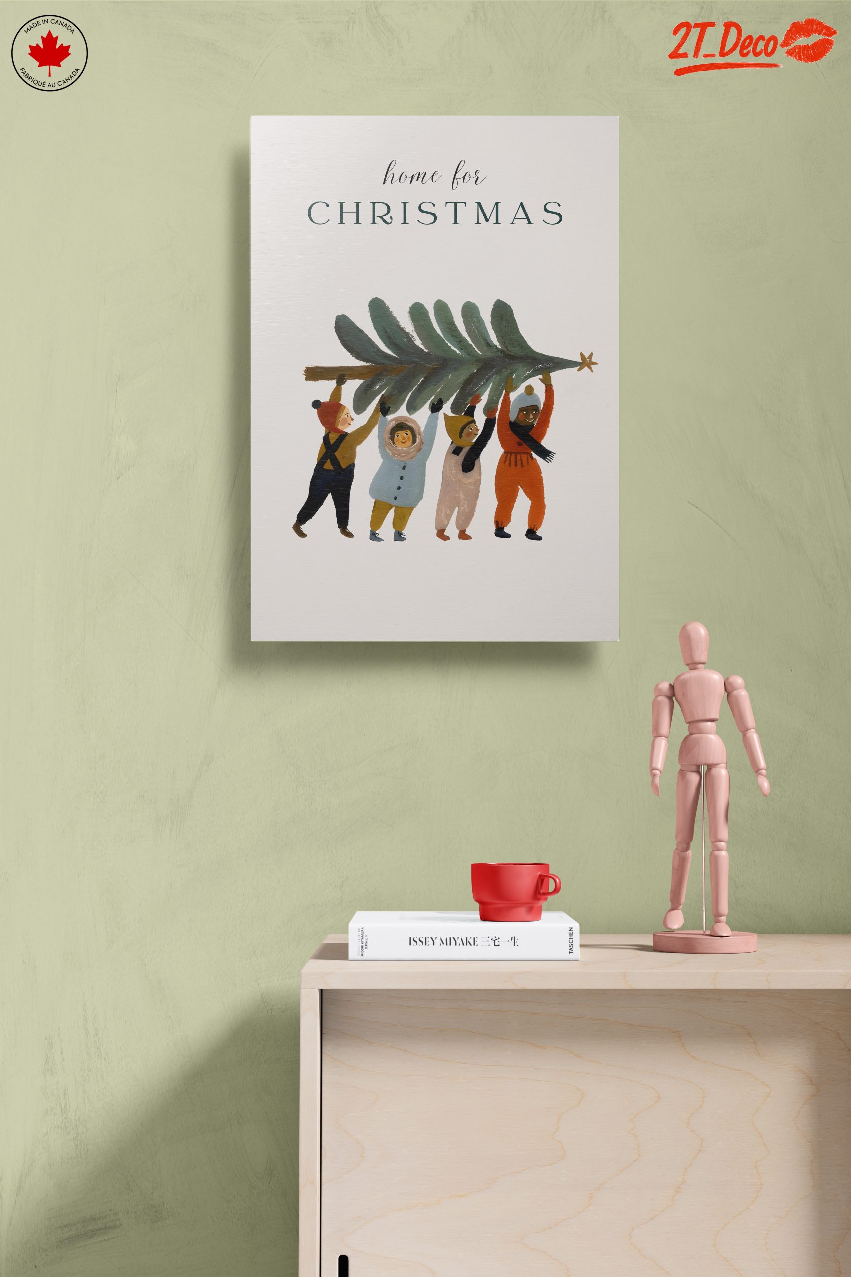 Home for Christmas Holiday Art - Image 14