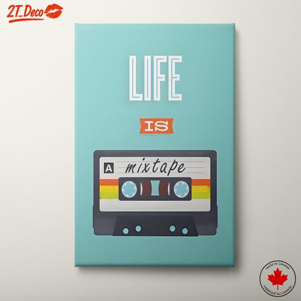 Life Is Mixtape Wall Art