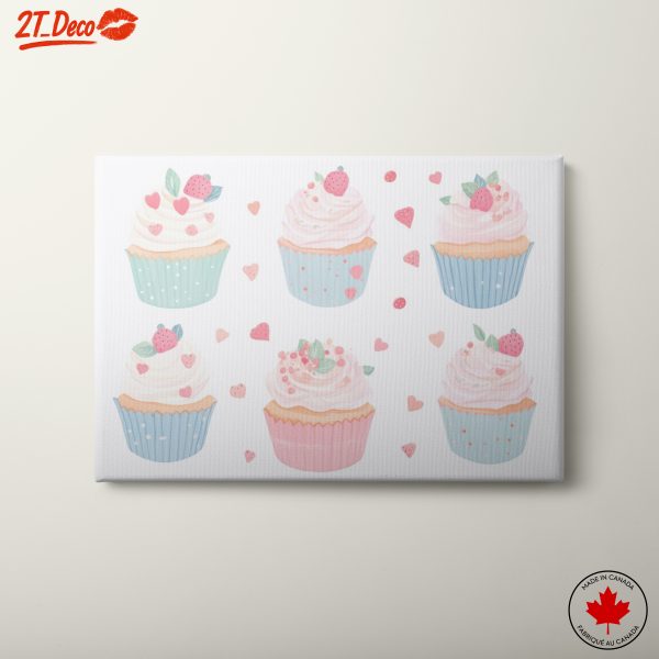 Whimsical Cupcake Illustrations for Sweet Moments