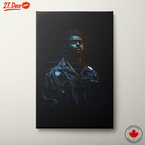 Stylized Portrait of a Musician