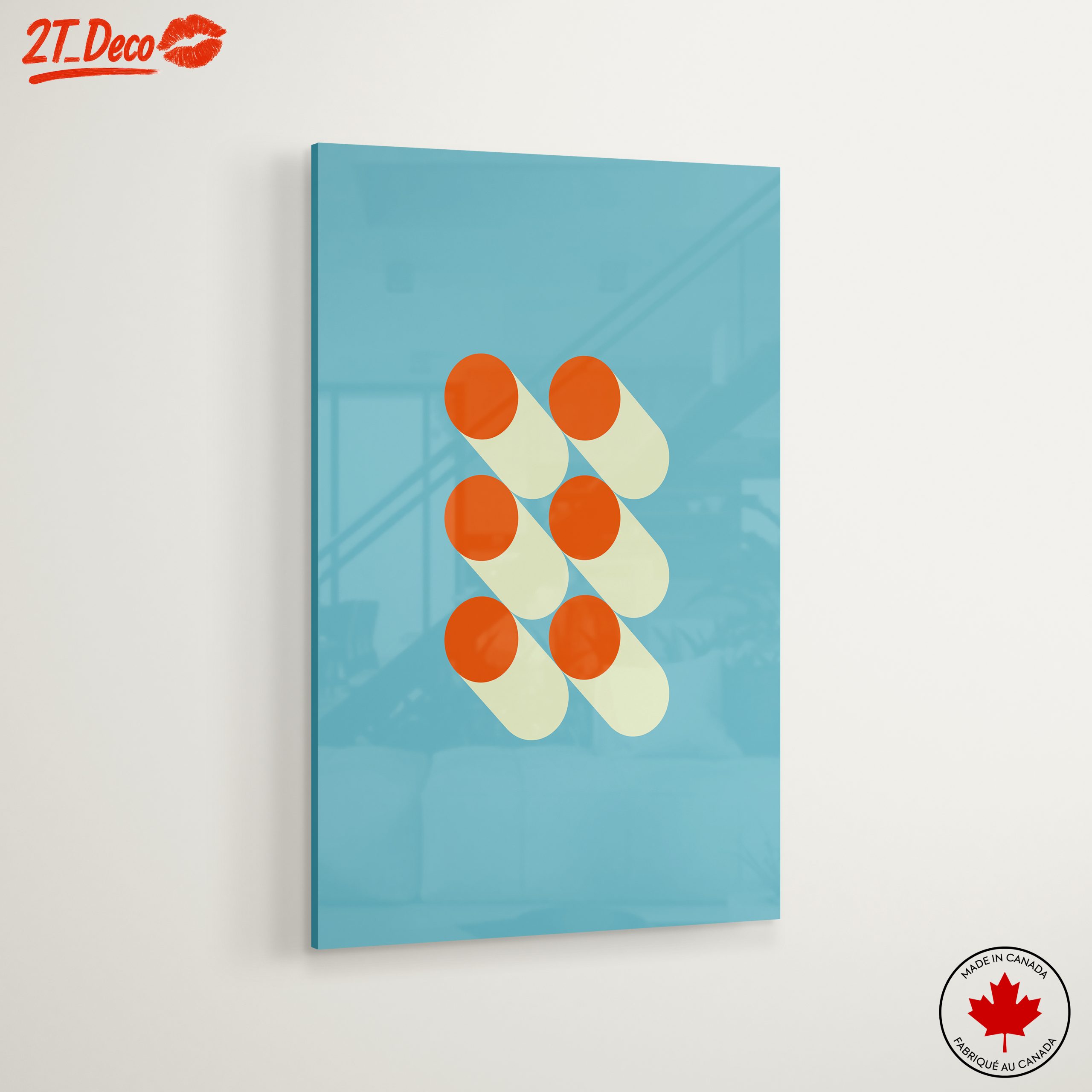 Abstract Geometric Pattern Wall Art - Image 6