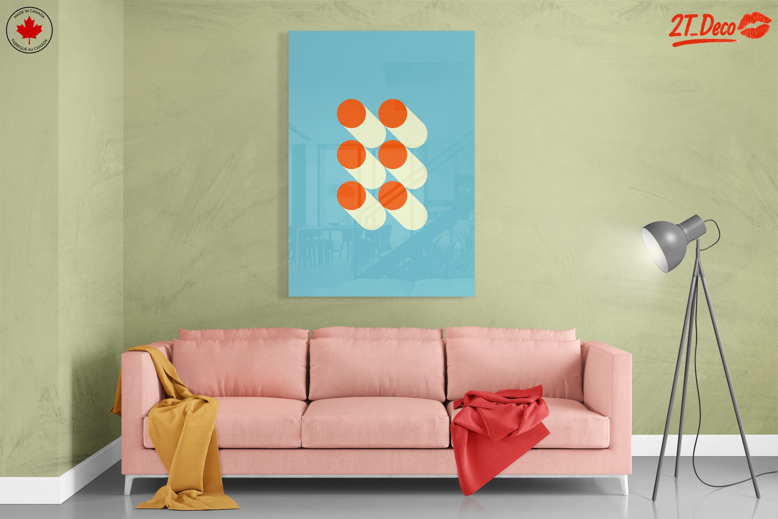 Abstract Geometric Pattern Wall Art - Image 7