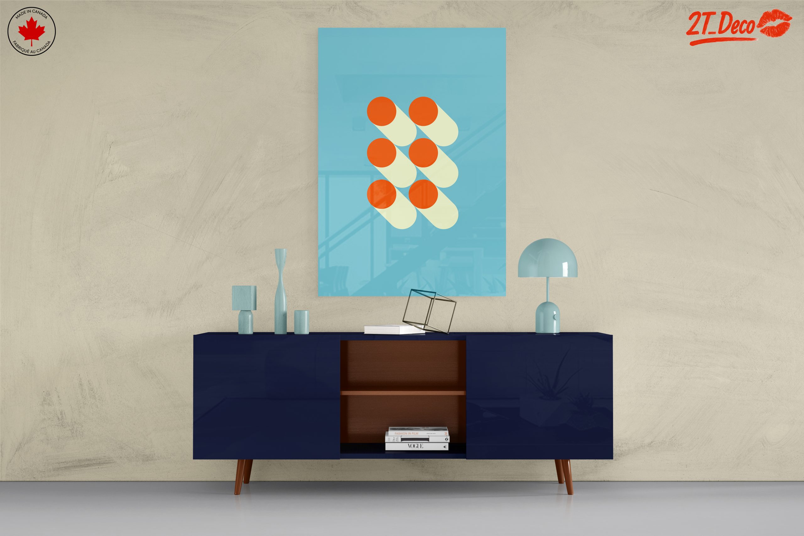 Abstract Geometric Pattern Wall Art - Image 8