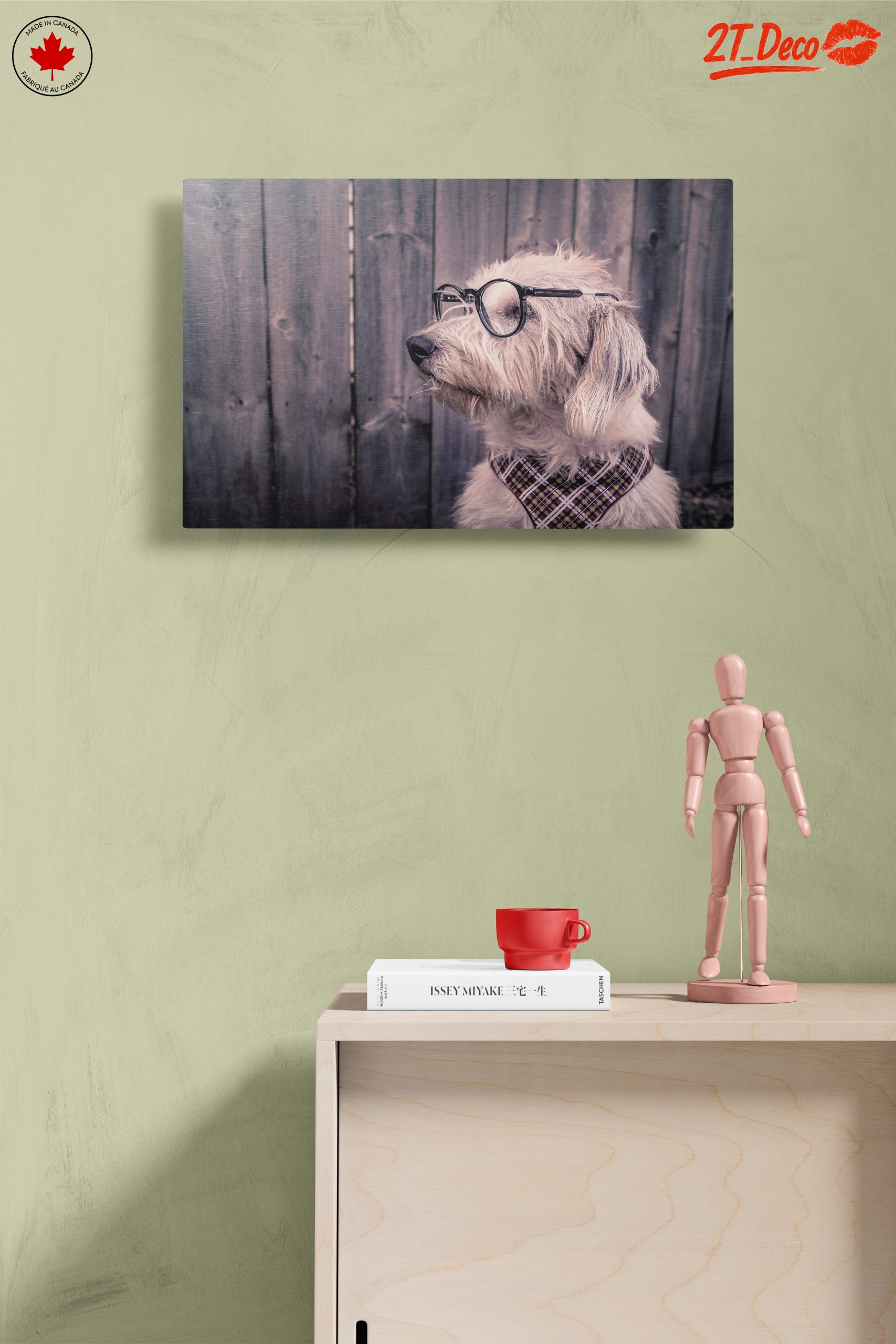 Quirky Dog Portrait with Glasses - Image 14