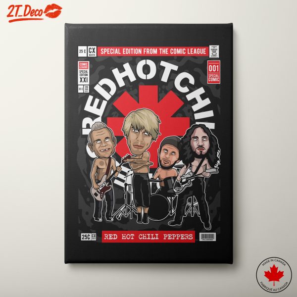 Red Hot Chili Peppers Cartoon Artwork