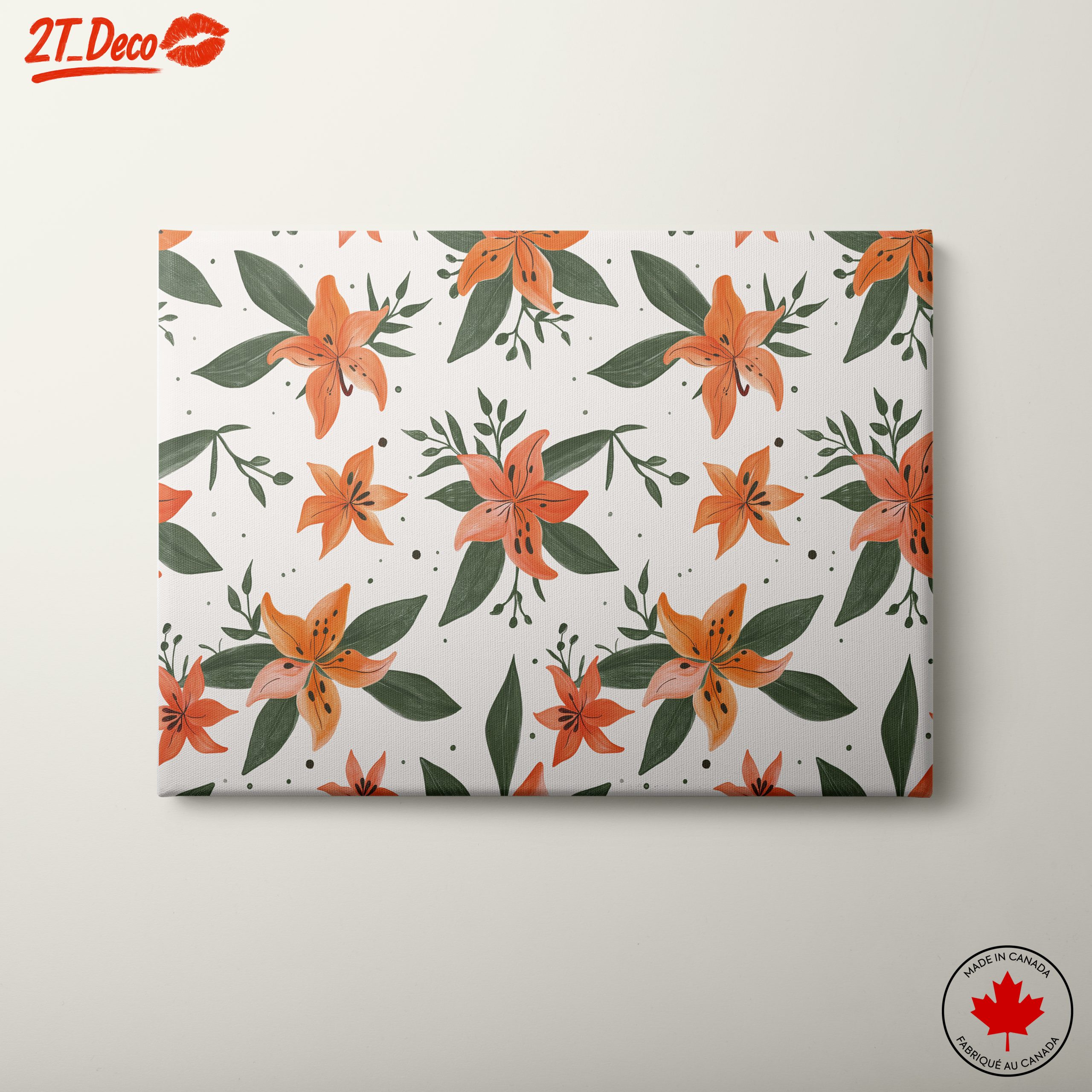 Bright Floral Botanical Art for Home Décor