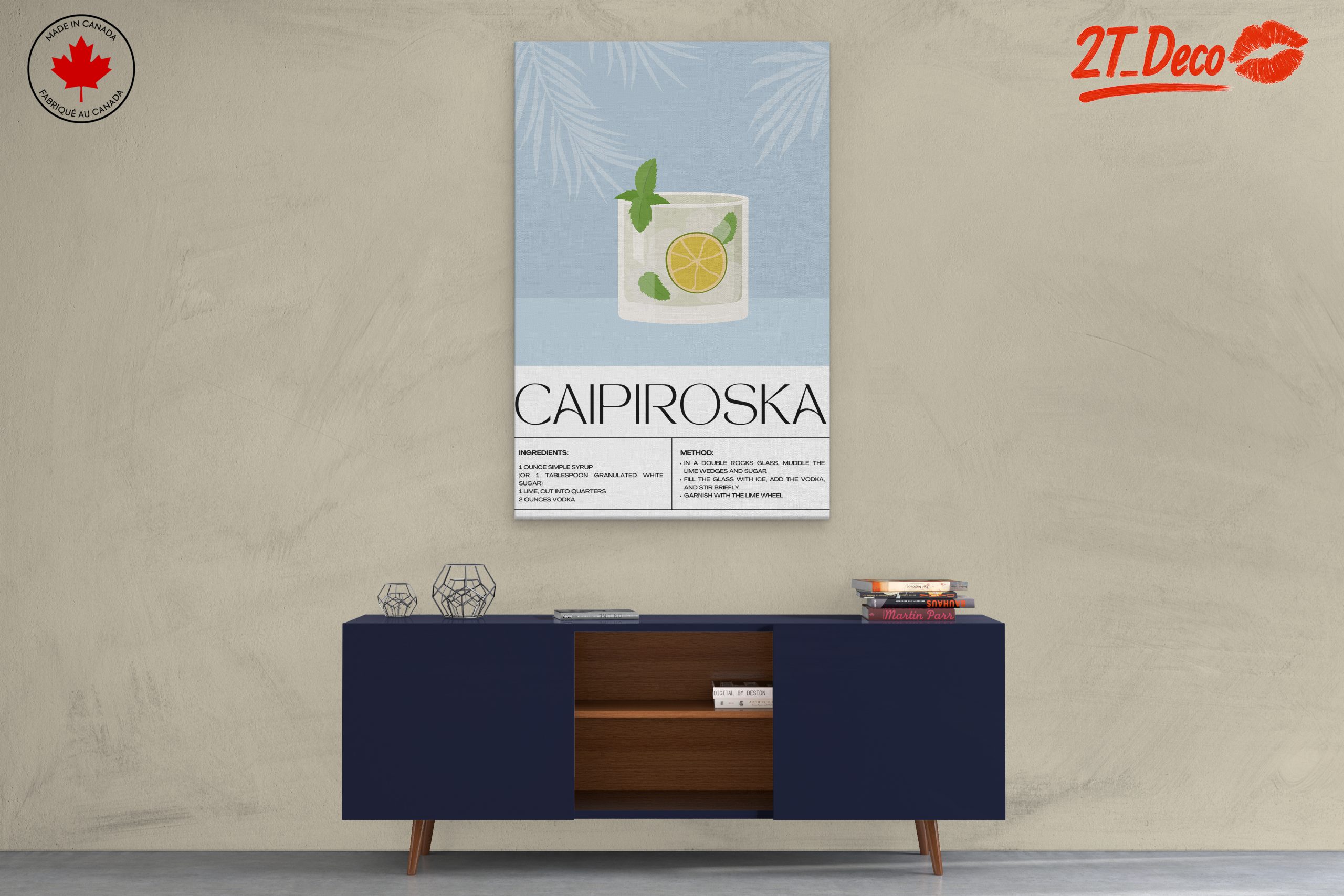 Caipiroska Cocktail Recipe Illustration - Image 3