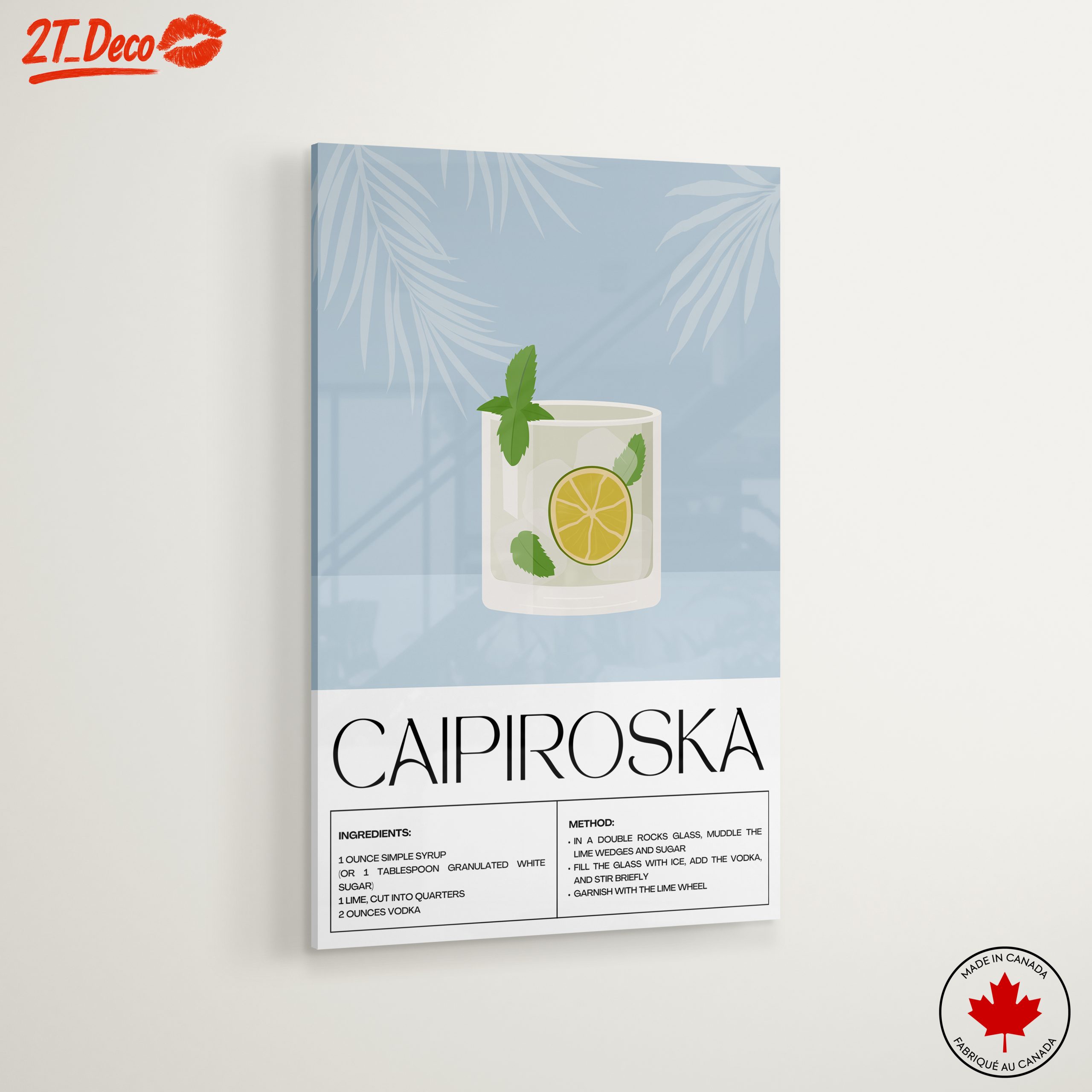 Caipiroska Cocktail Recipe Illustration - Image 6