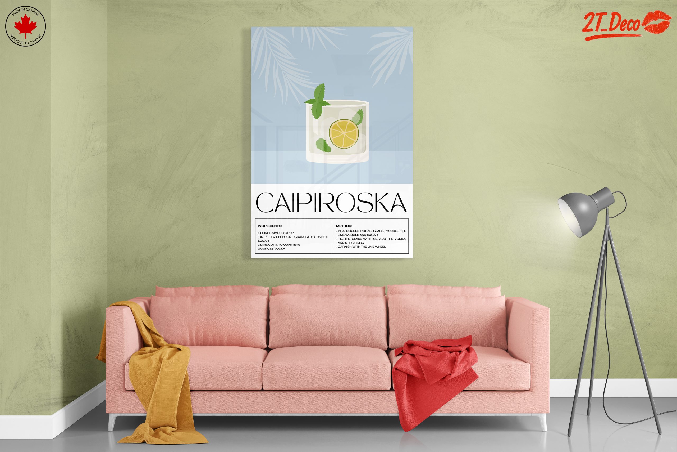 Caipiroska Cocktail Recipe Illustration - Image 7