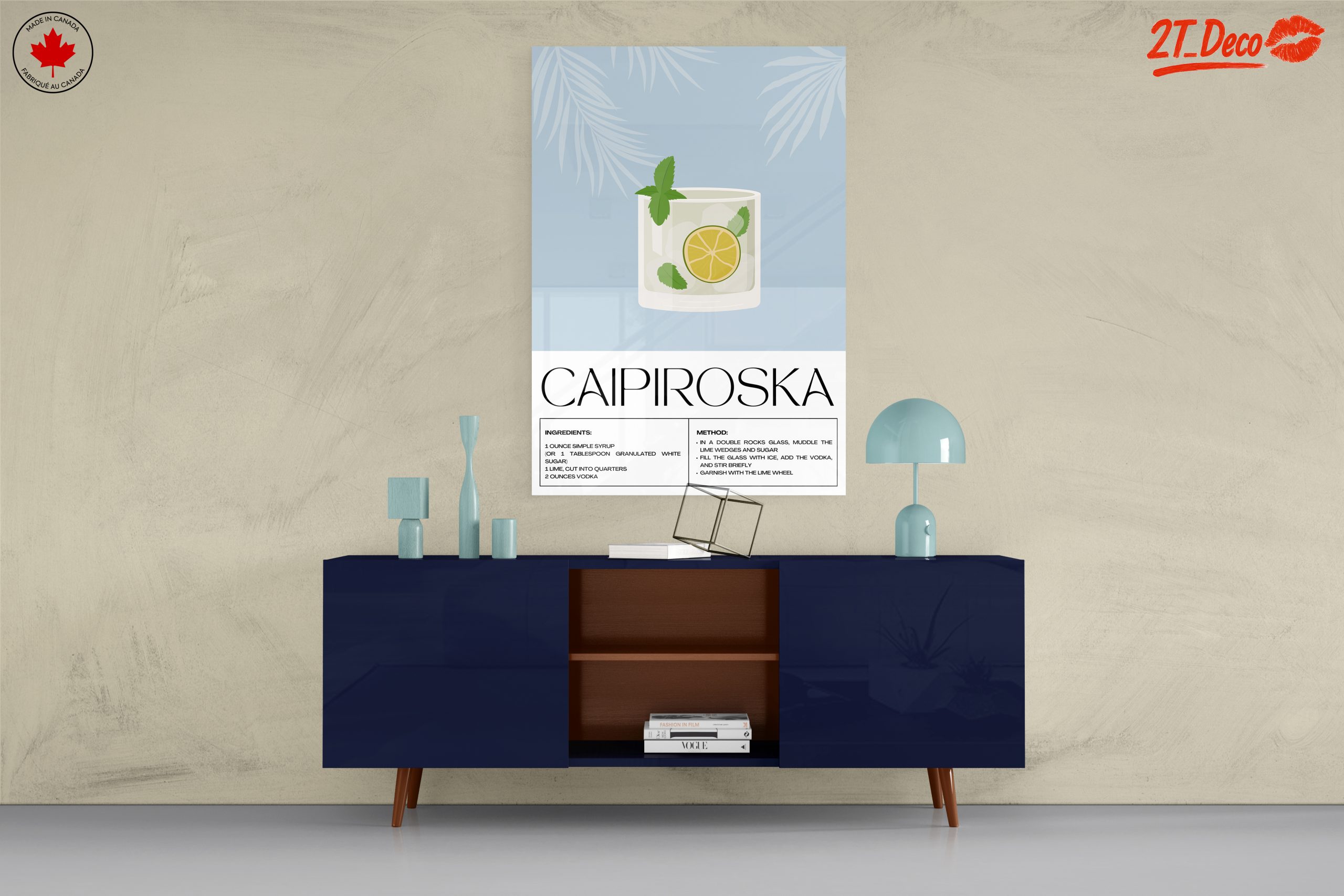 Caipiroska Cocktail Recipe Illustration - Image 8