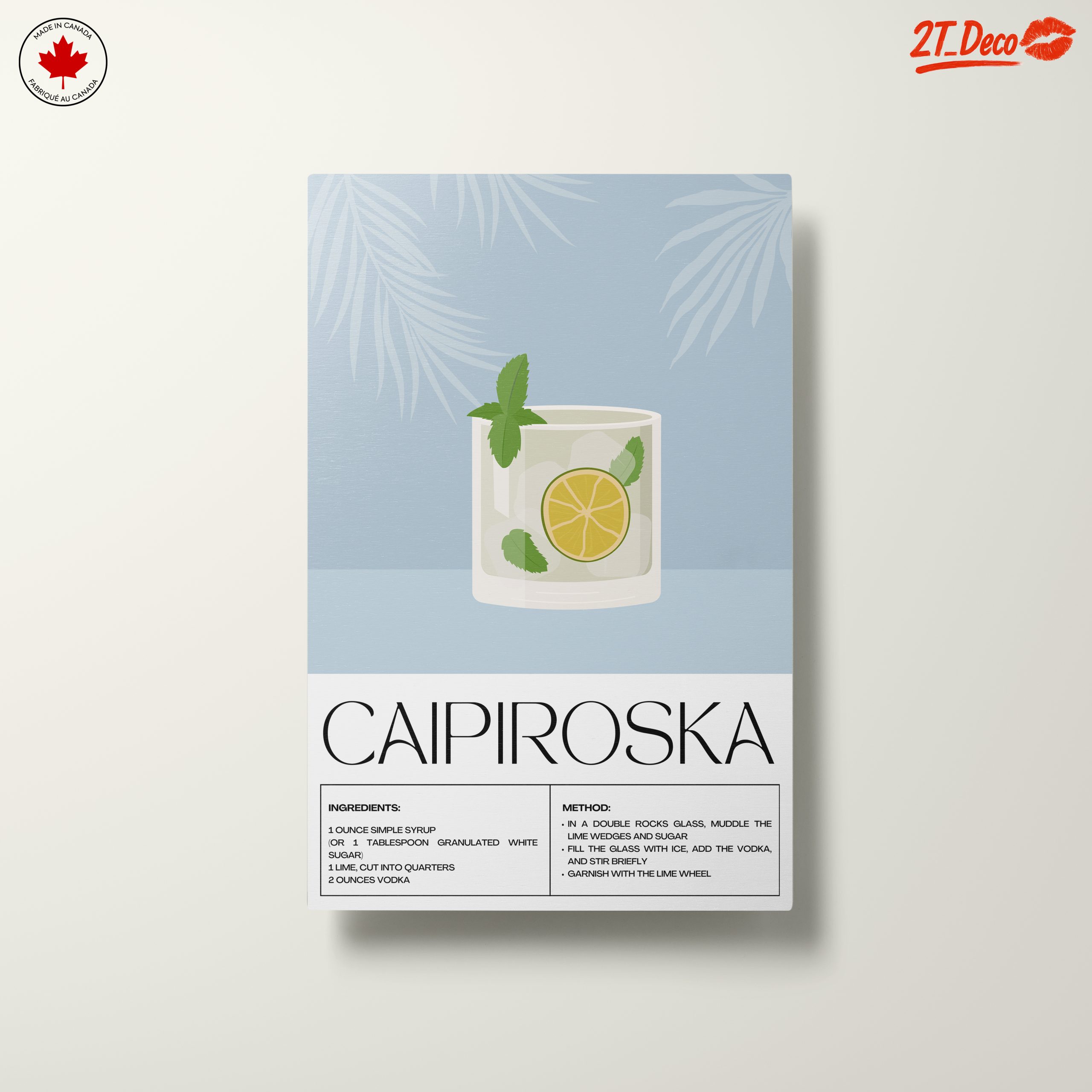 Caipiroska Cocktail Recipe Illustration - Image 10