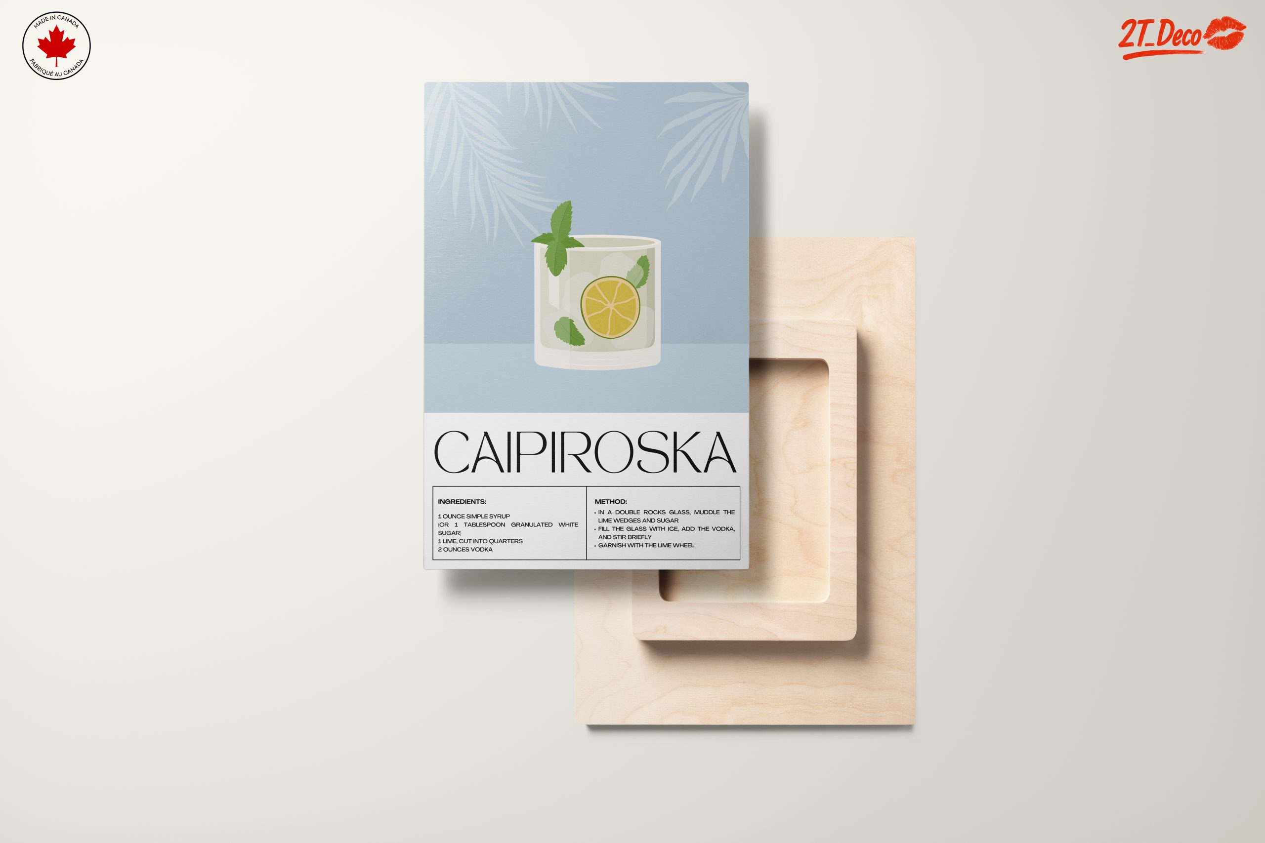 Caipiroska Cocktail Recipe Illustration - Image 11