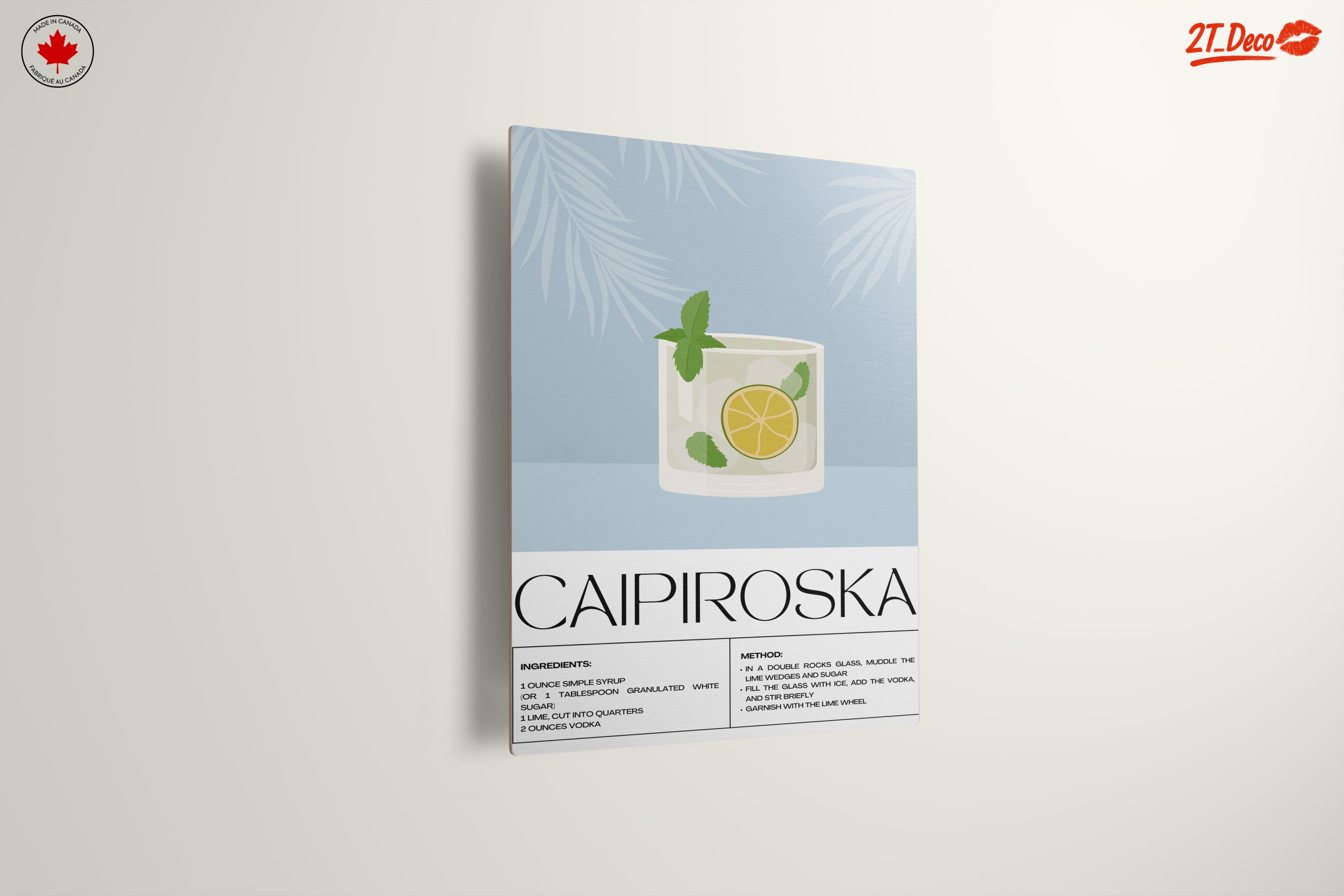 Caipiroska Cocktail Recipe Illustration - Image 13