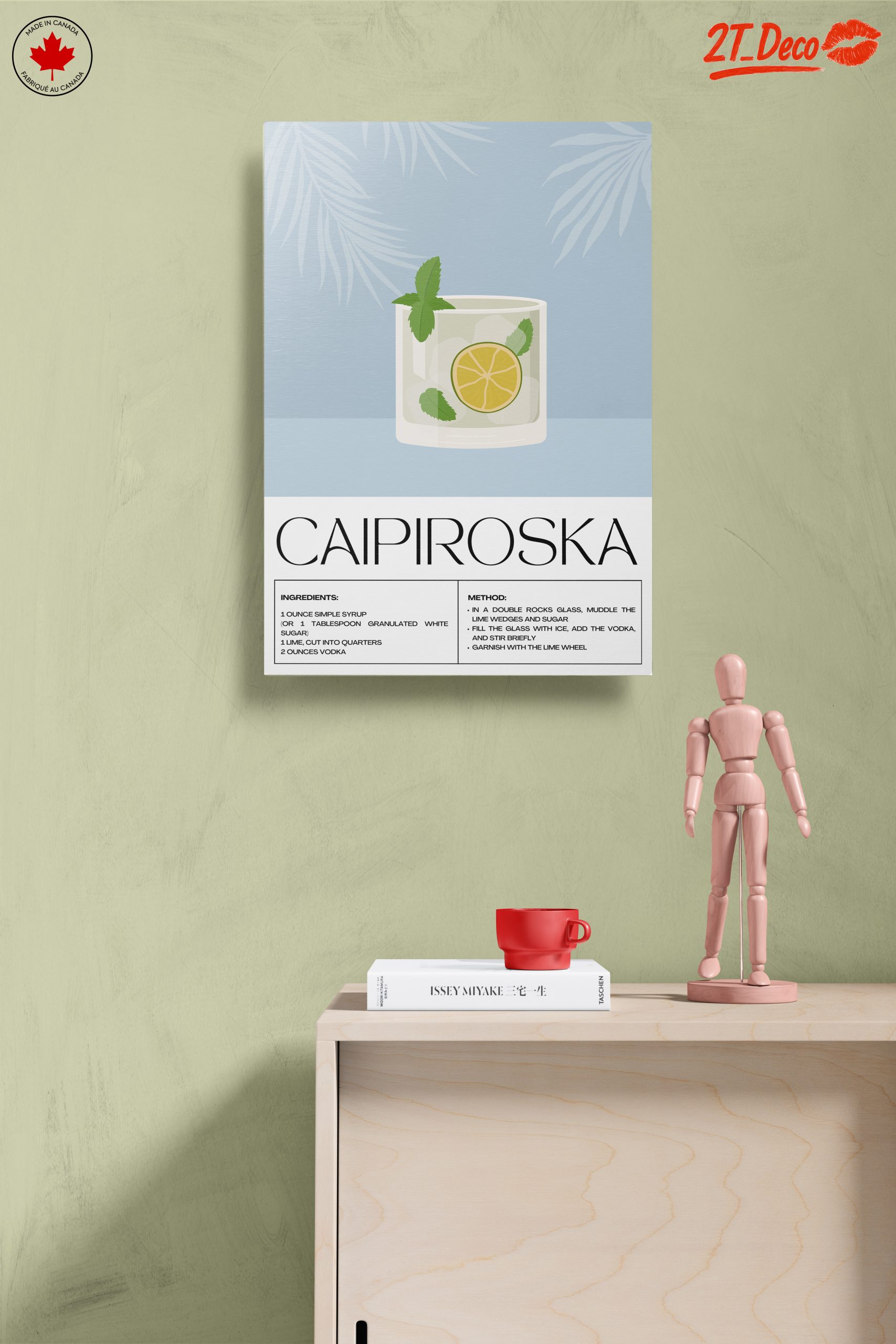 Caipiroska Cocktail Recipe Illustration - Image 14