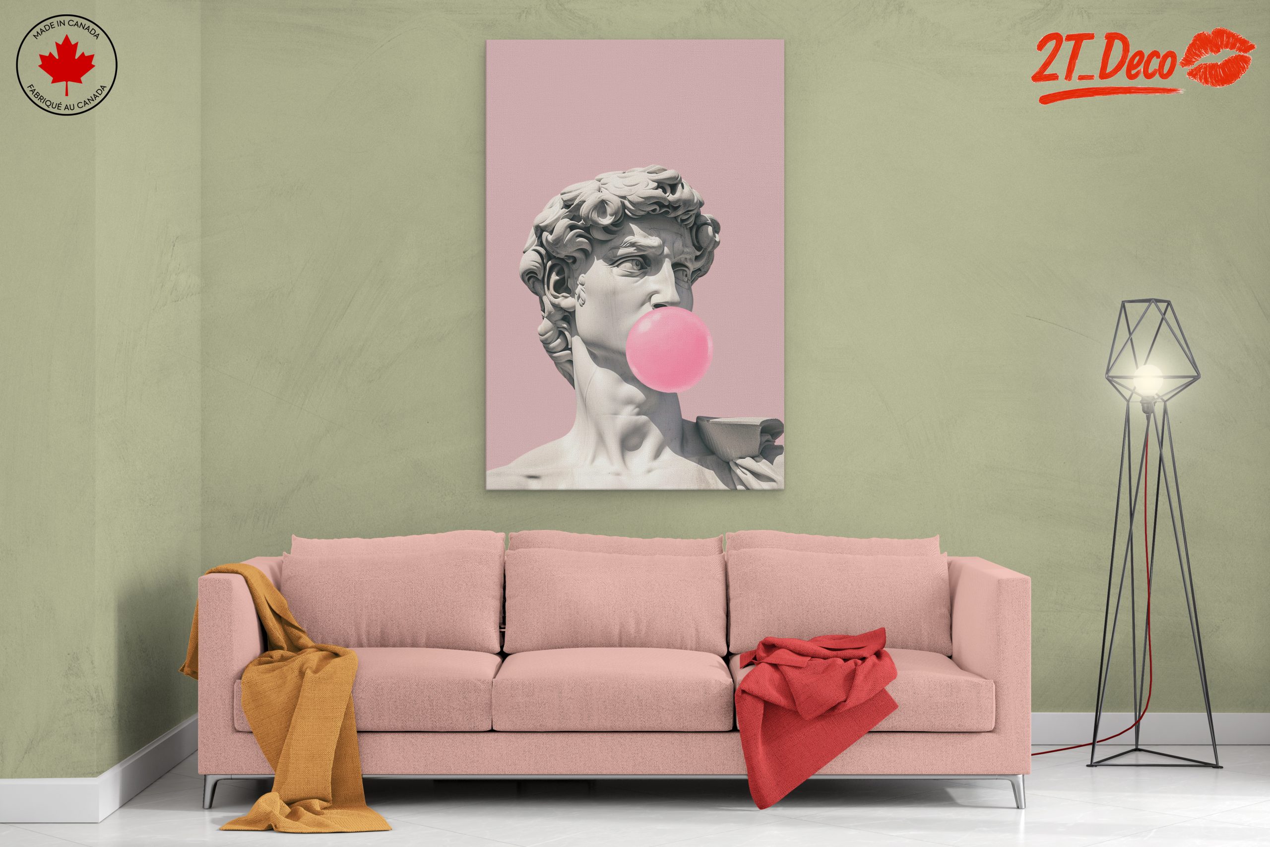 David Sculpture Bubble Gum Art - Image 2