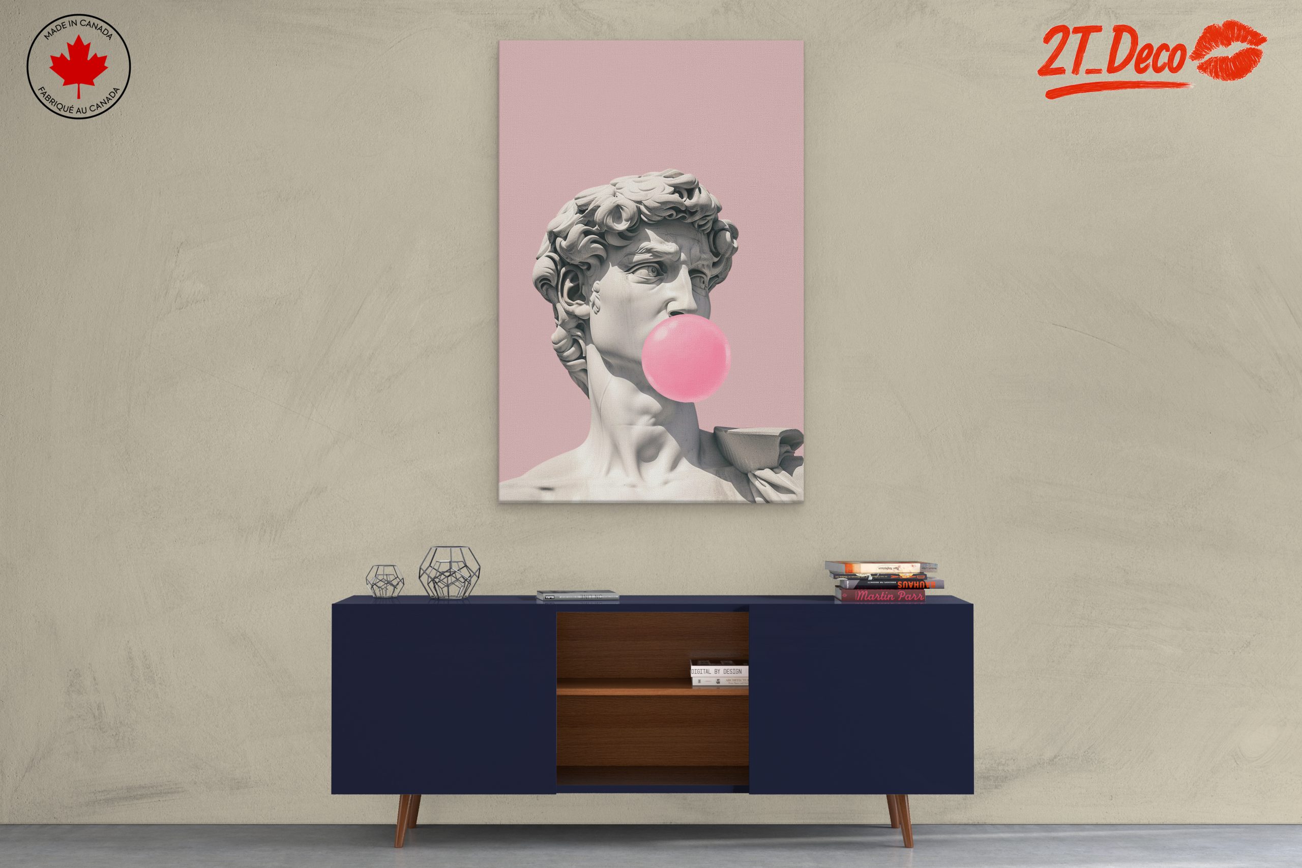 David Sculpture Bubble Gum Art - Image 3