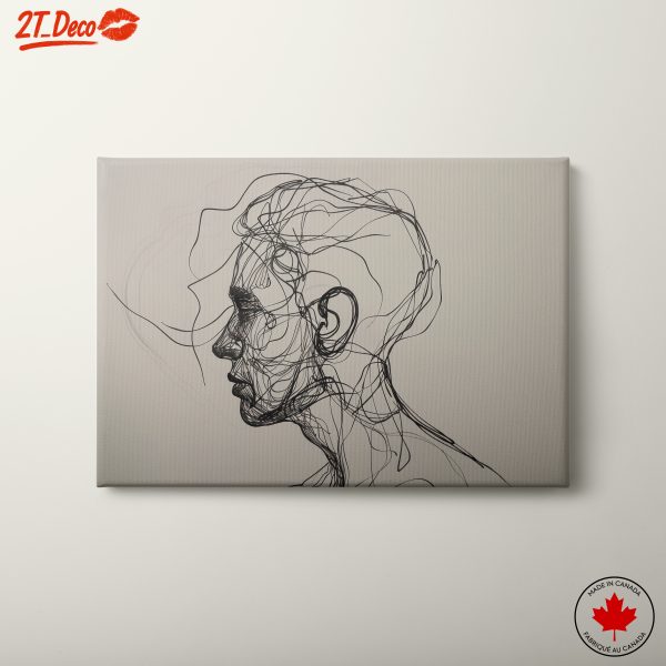 Contemporary Abstract Figure Line Art