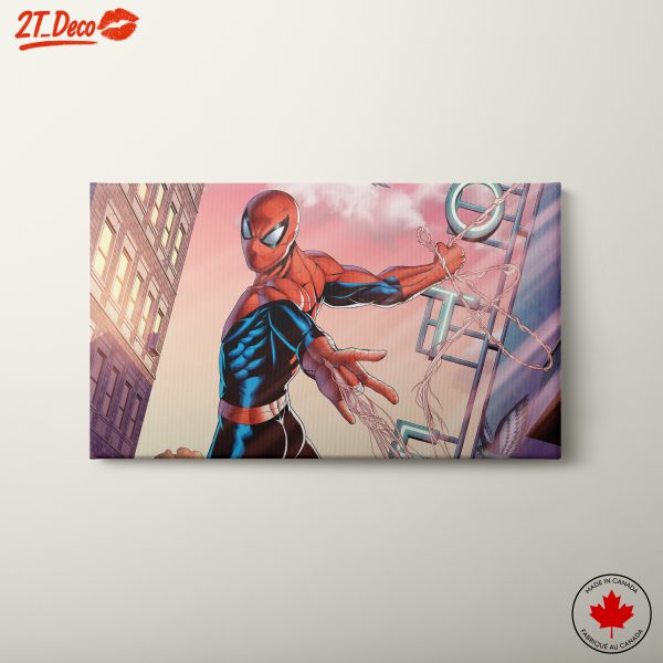 Dynamic Spider Man Comic Art 2