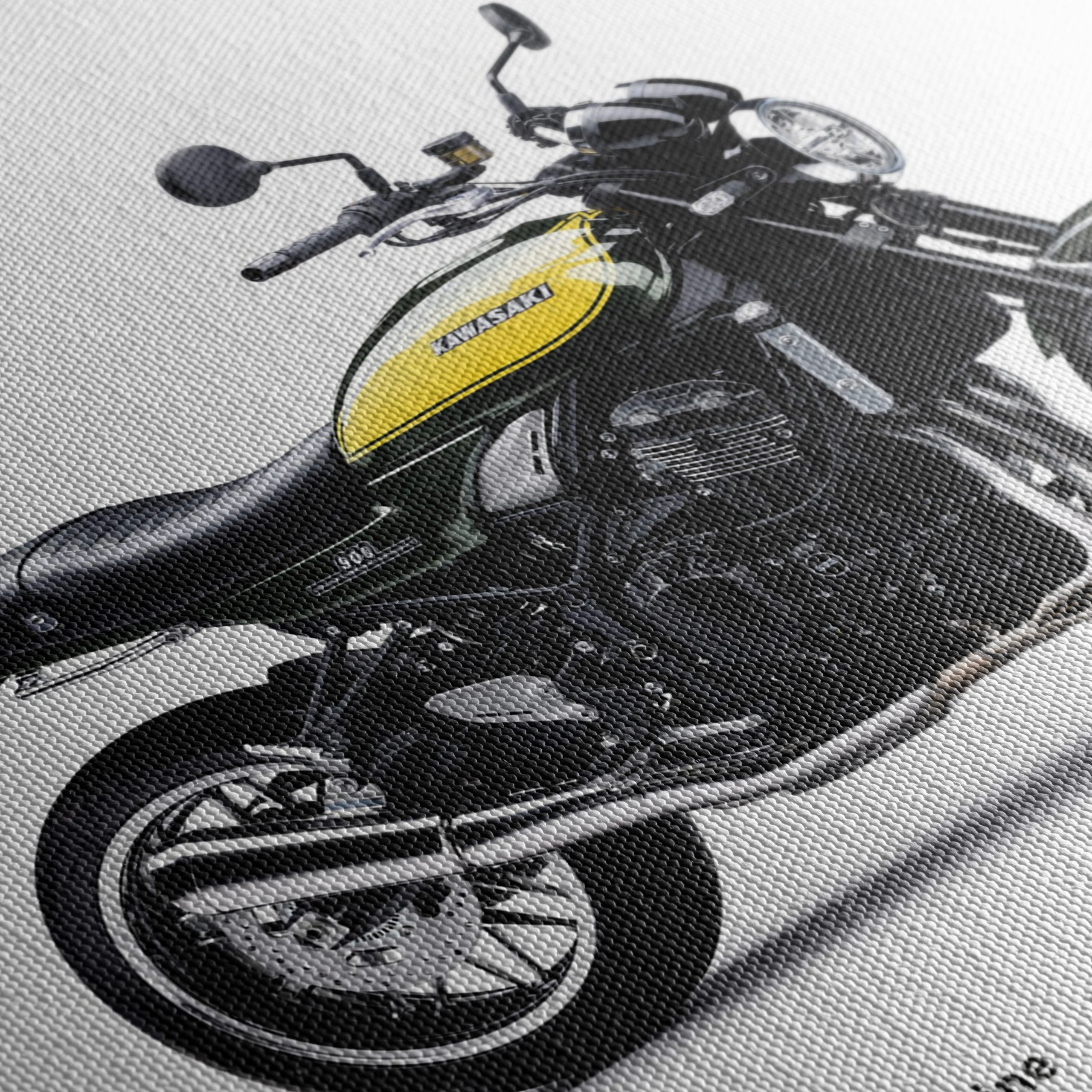 Kawasaki Z900RS 2024 Motorcycle Artwork - Image 5
