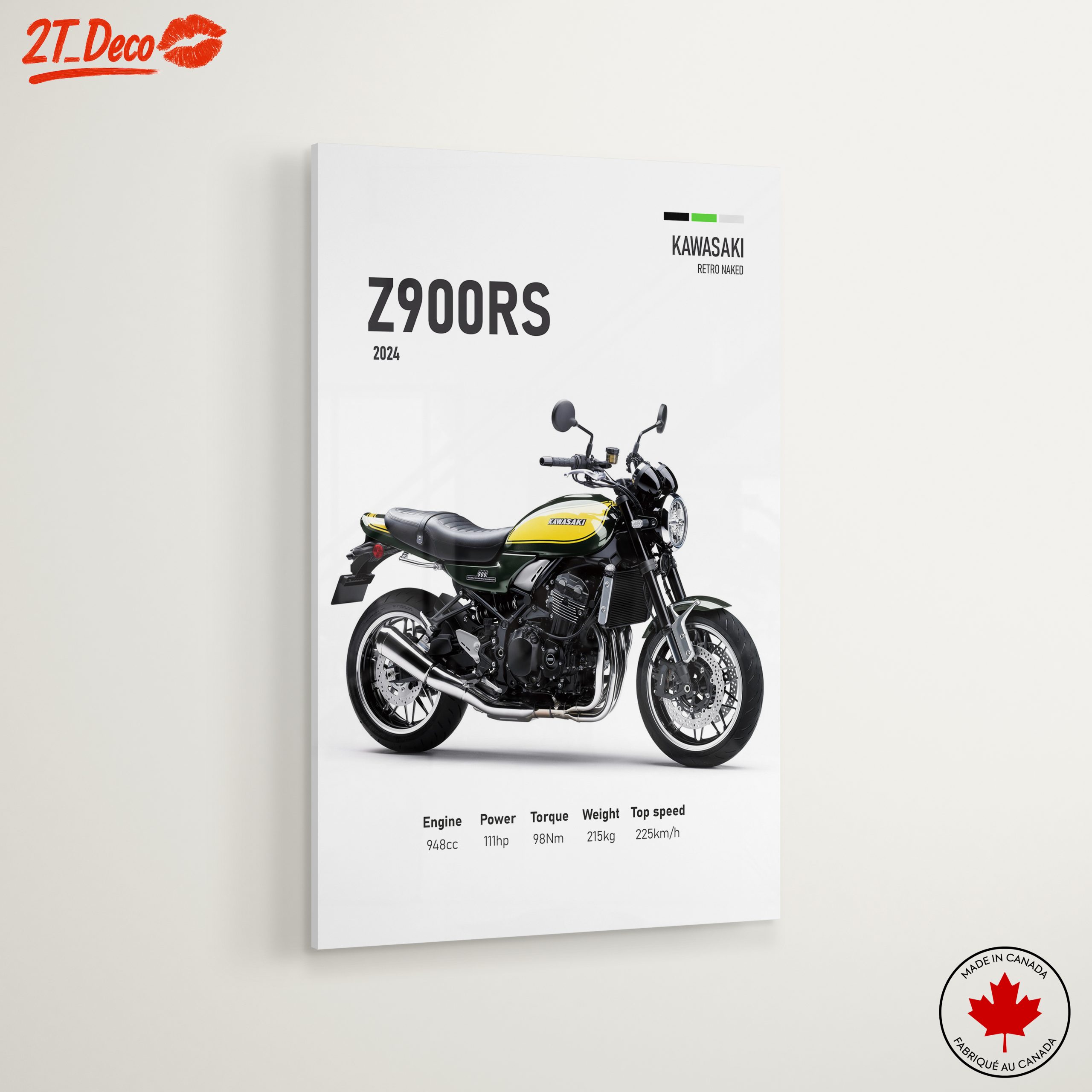Kawasaki Z900RS 2024 Motorcycle Artwork - Image 6