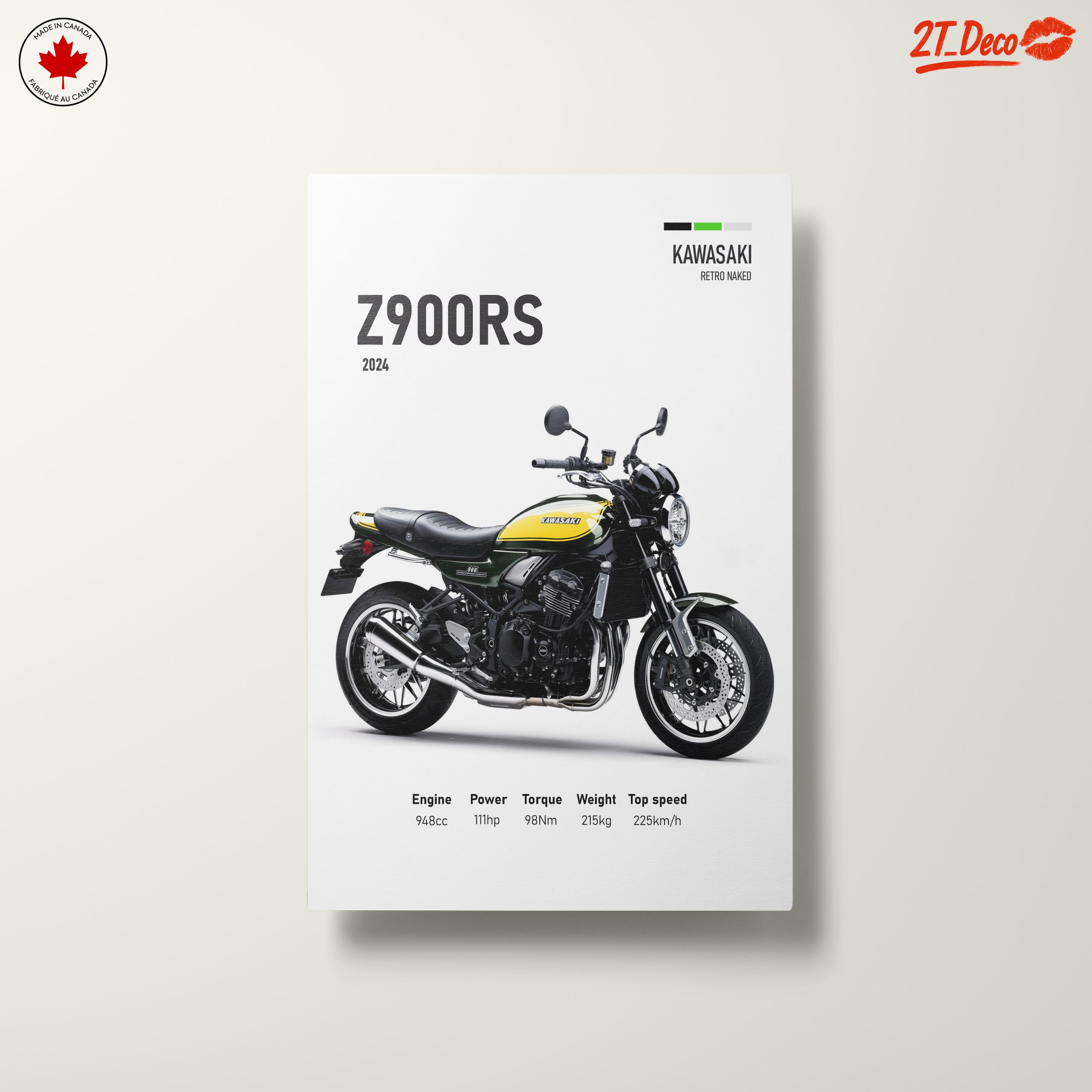 Kawasaki Z900RS 2024 Motorcycle Artwork - Image 10