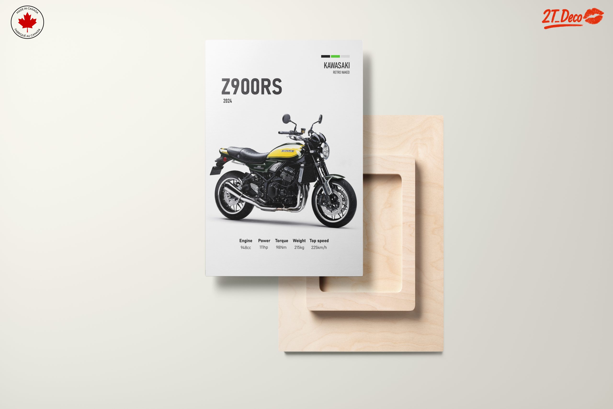Kawasaki Z900RS 2024 Motorcycle Artwork - Image 11