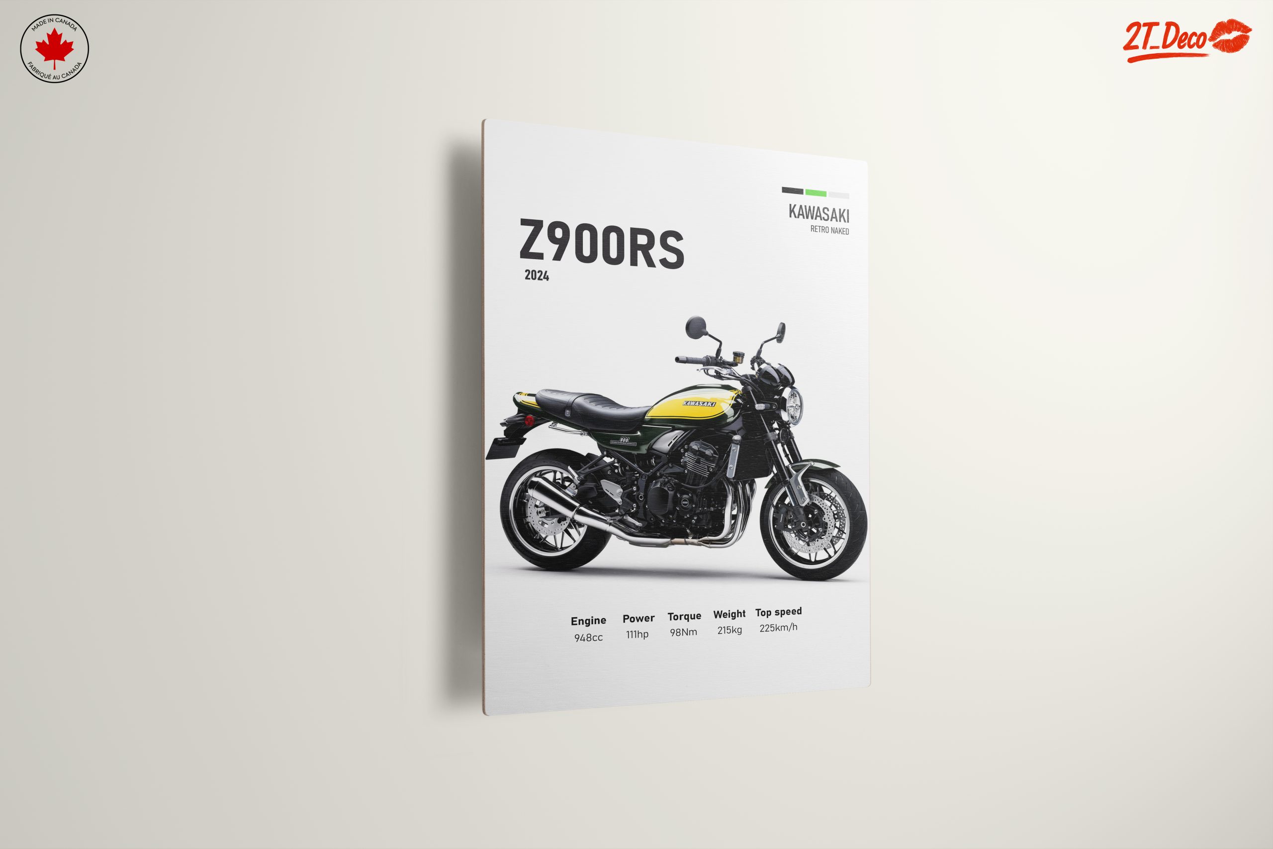 Kawasaki Z900RS 2024 Motorcycle Artwork - Image 13