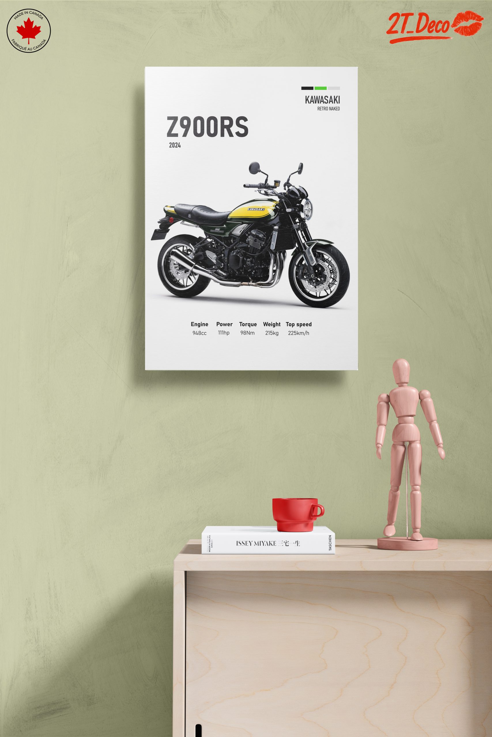 Kawasaki Z900RS 2024 Motorcycle Artwork - Image 14