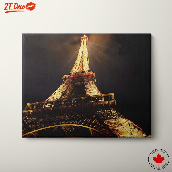 Eiffel Tower Night View in Paris