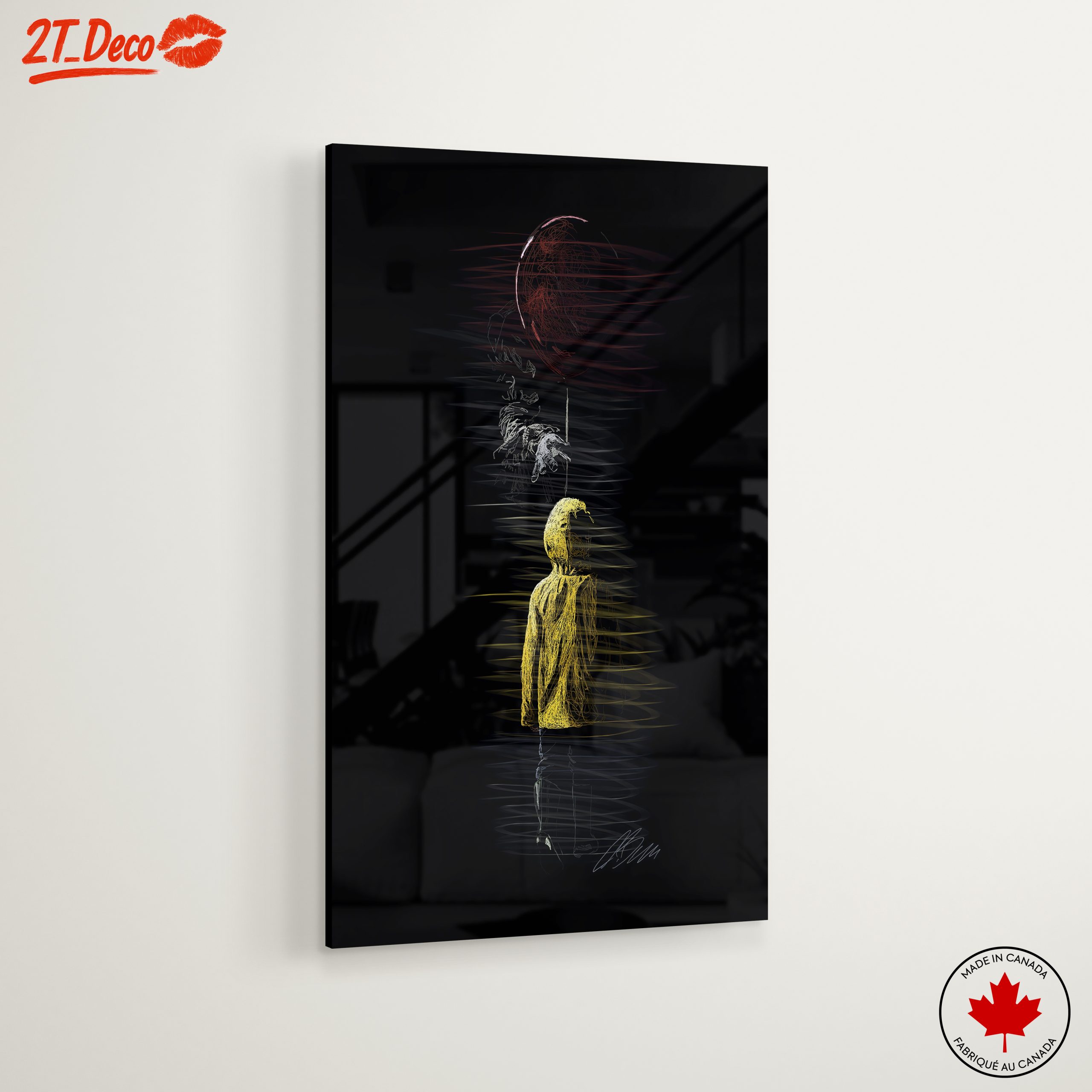Whimsical Landscape with Yellow Raincoat - Image 6