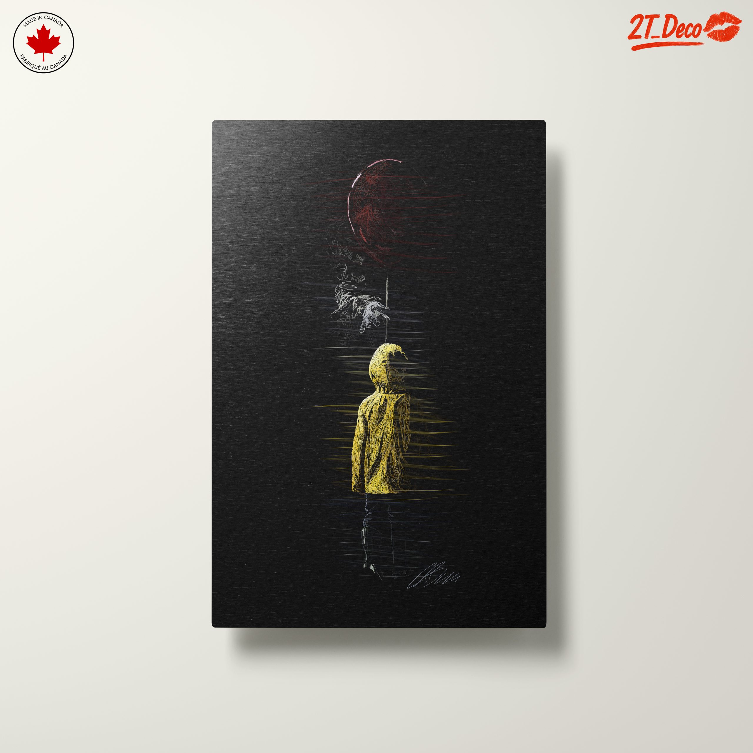 Whimsical Landscape with Yellow Raincoat - Image 10