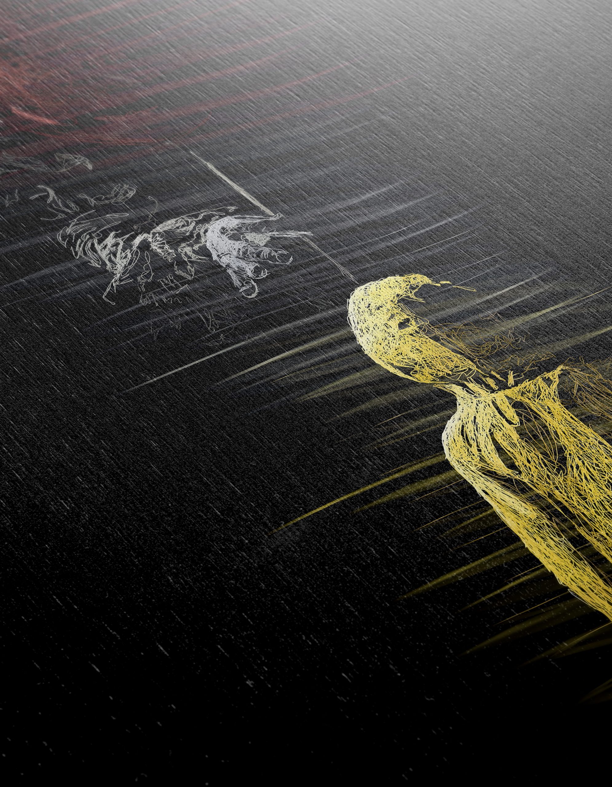Whimsical Landscape with Yellow Raincoat - Image 12