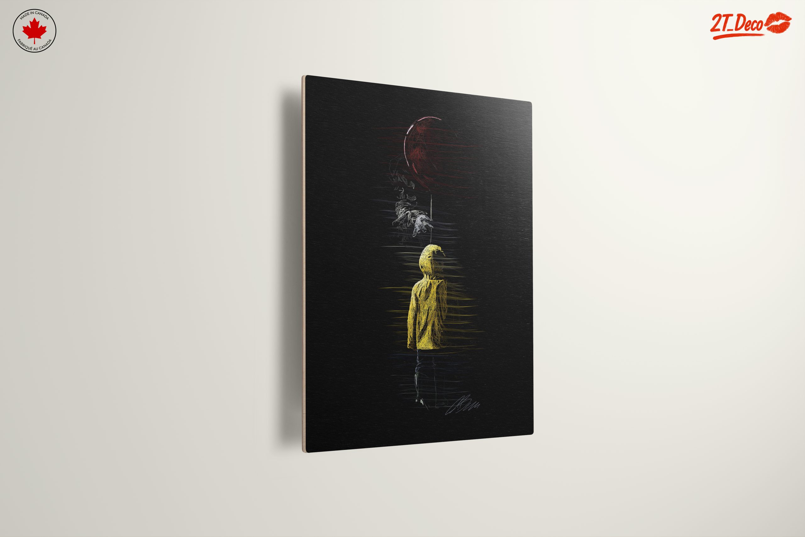 Whimsical Landscape with Yellow Raincoat - Image 13