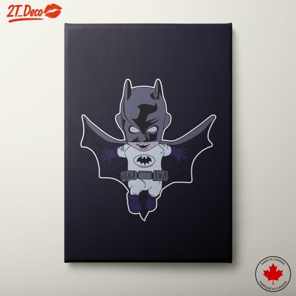 Cute Batman Character Illustration Art
