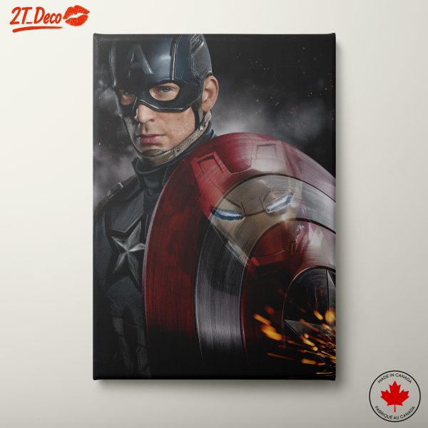 Dynamic Marvel Captain America Art
