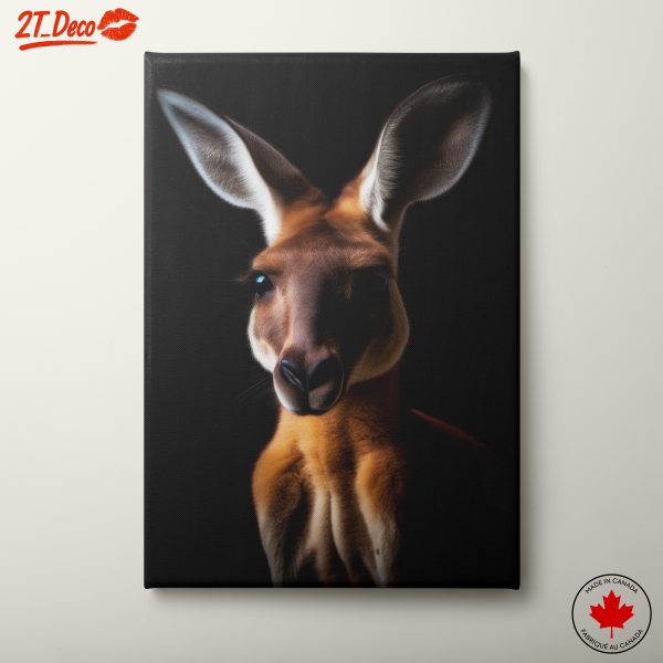 Stunning Kangaroo Close-Up Artwork