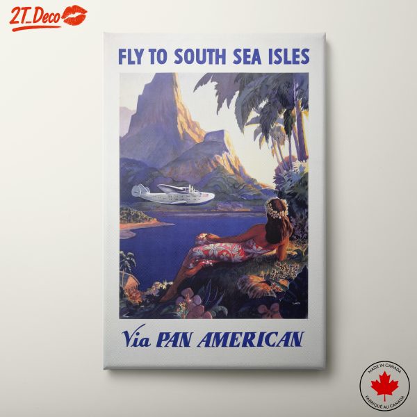 Vintage Travel Poster for South Sea Isles