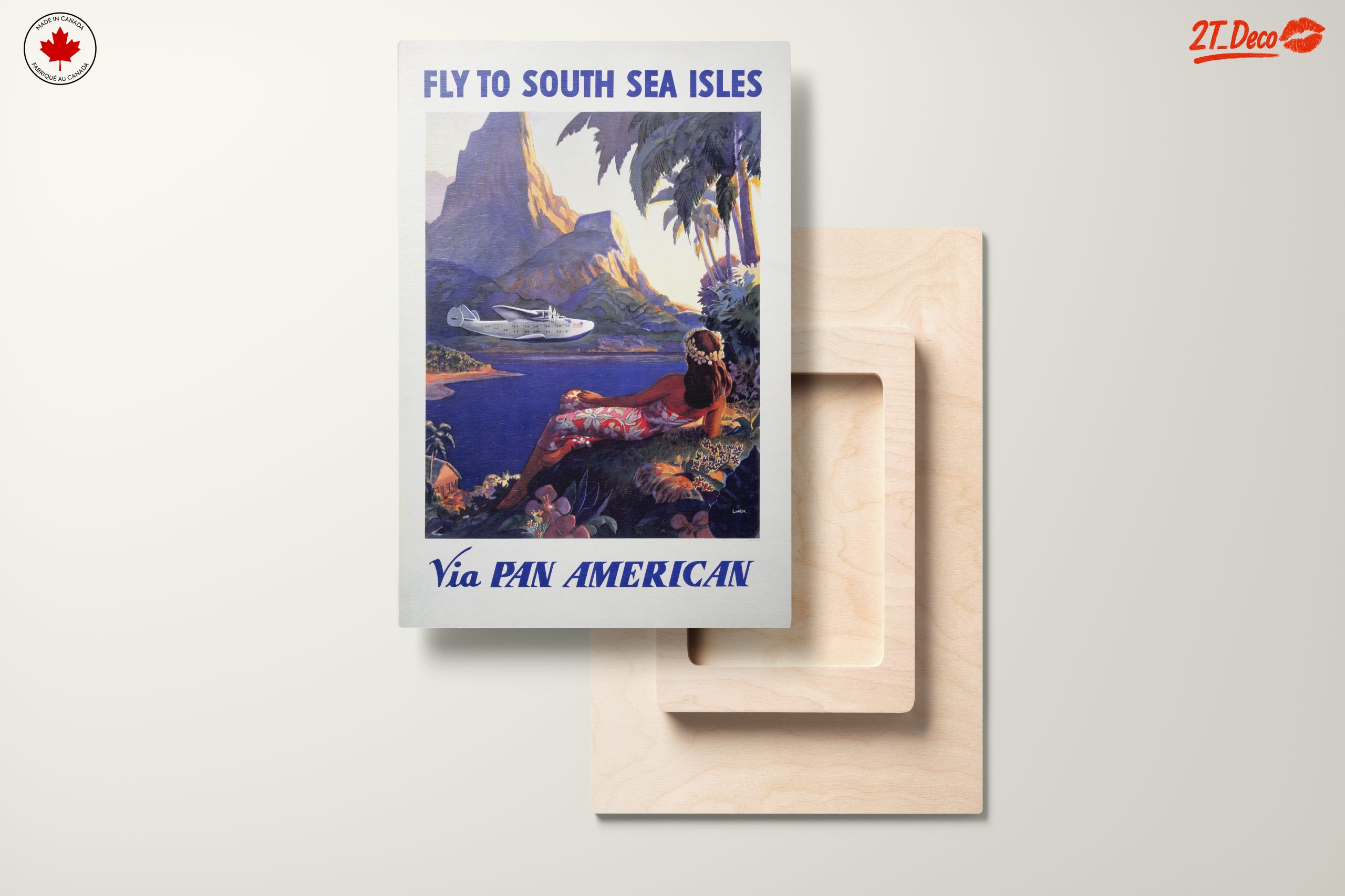 Vintage Travel Poster for South Sea Isles - Image 11