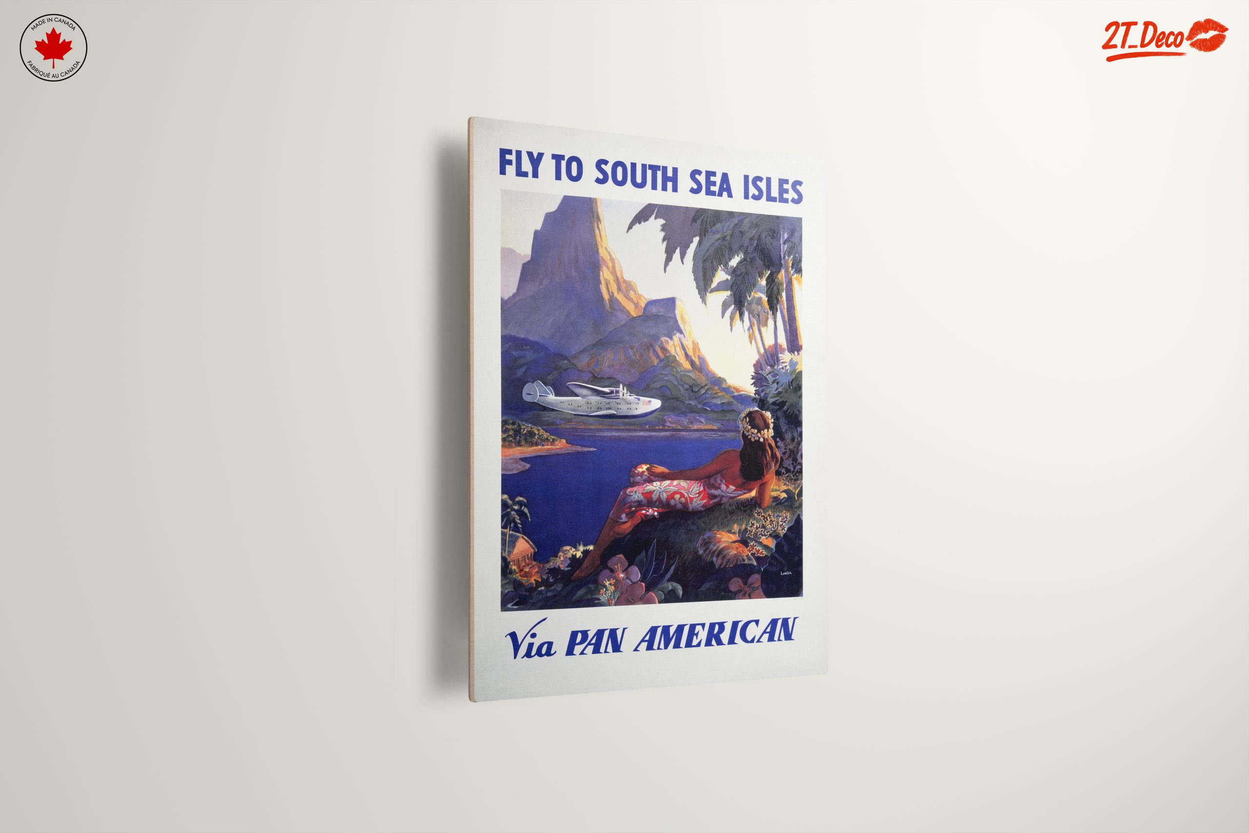 Vintage Travel Poster for South Sea Isles - Image 13