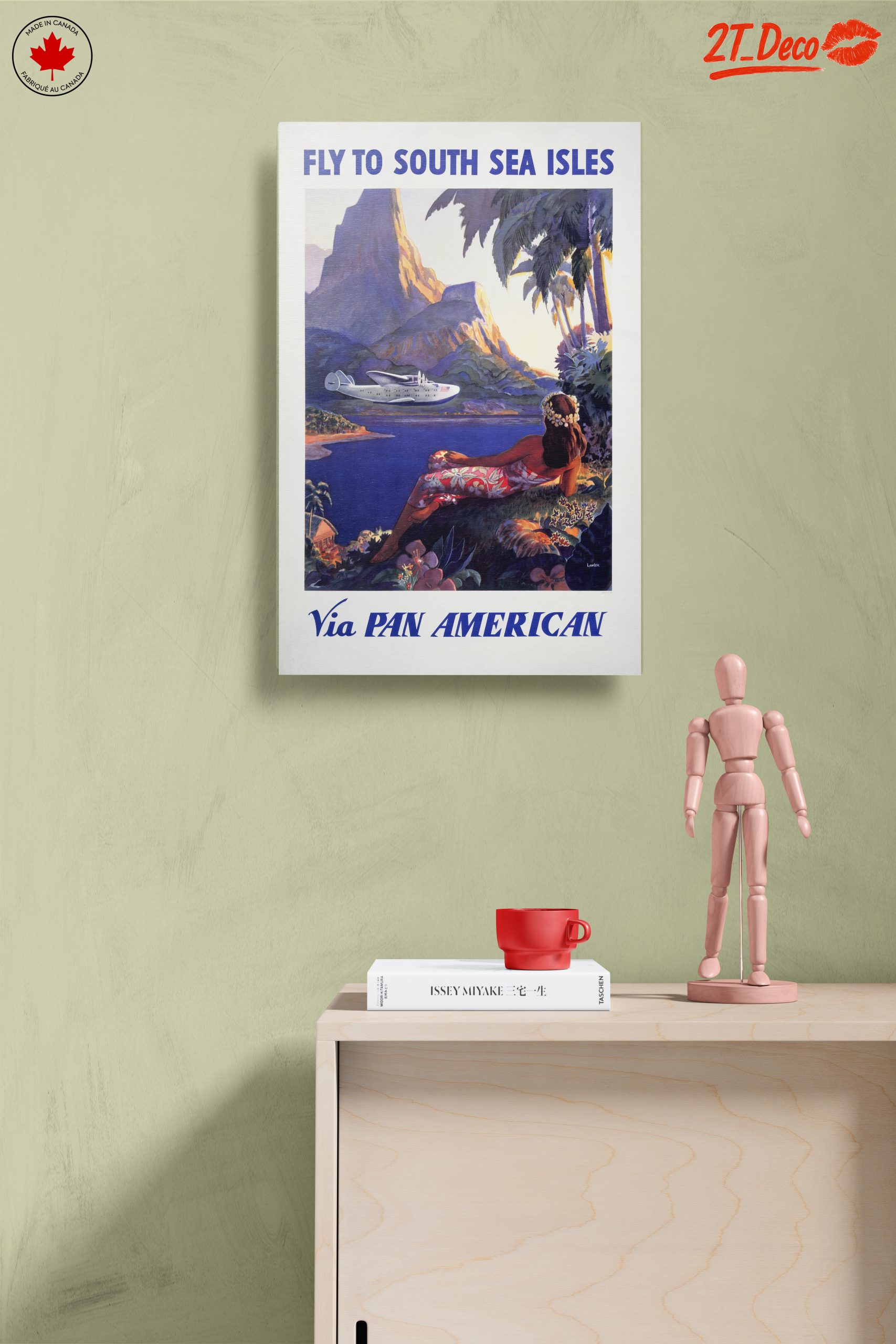 Vintage Travel Poster for South Sea Isles - Image 14